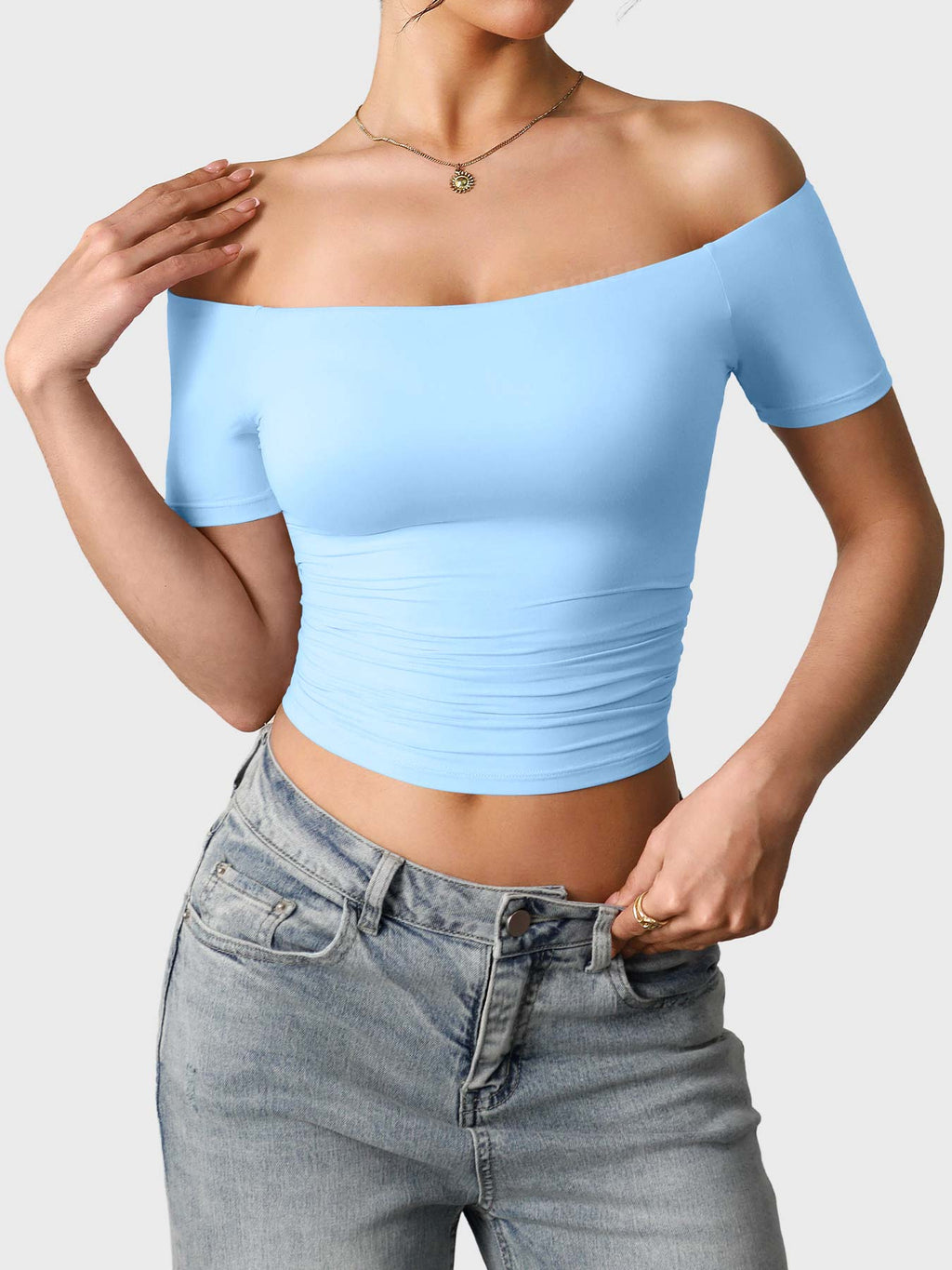 Haut manches courtes Luzlie Off Shoulder - AERLO