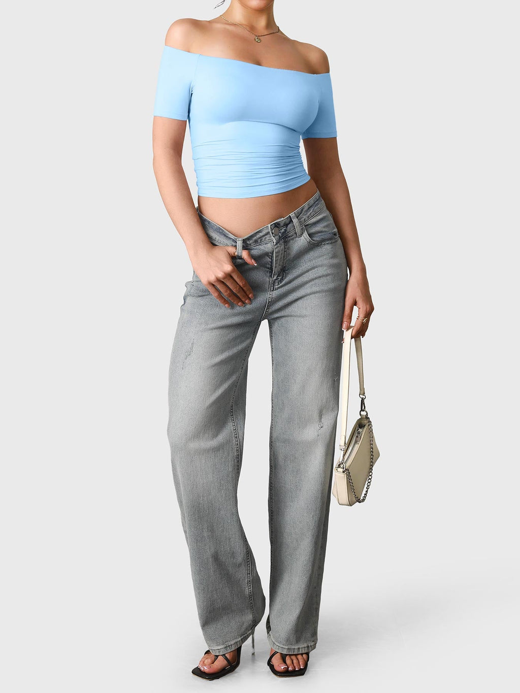 Haut manches courtes Luzlie Off Shoulder - AERLO