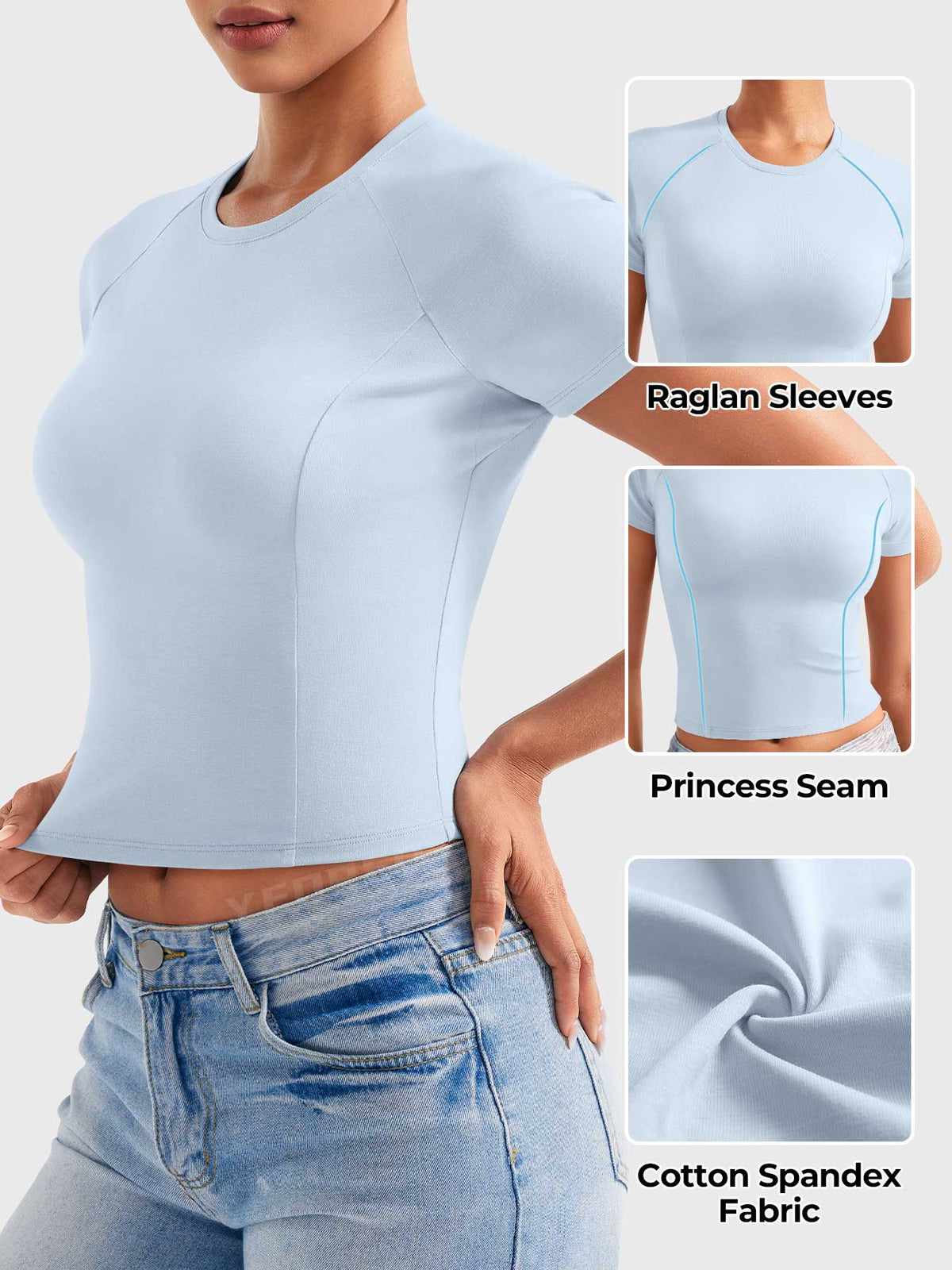 Haut Corriny Cotton Baby T- - AERLO