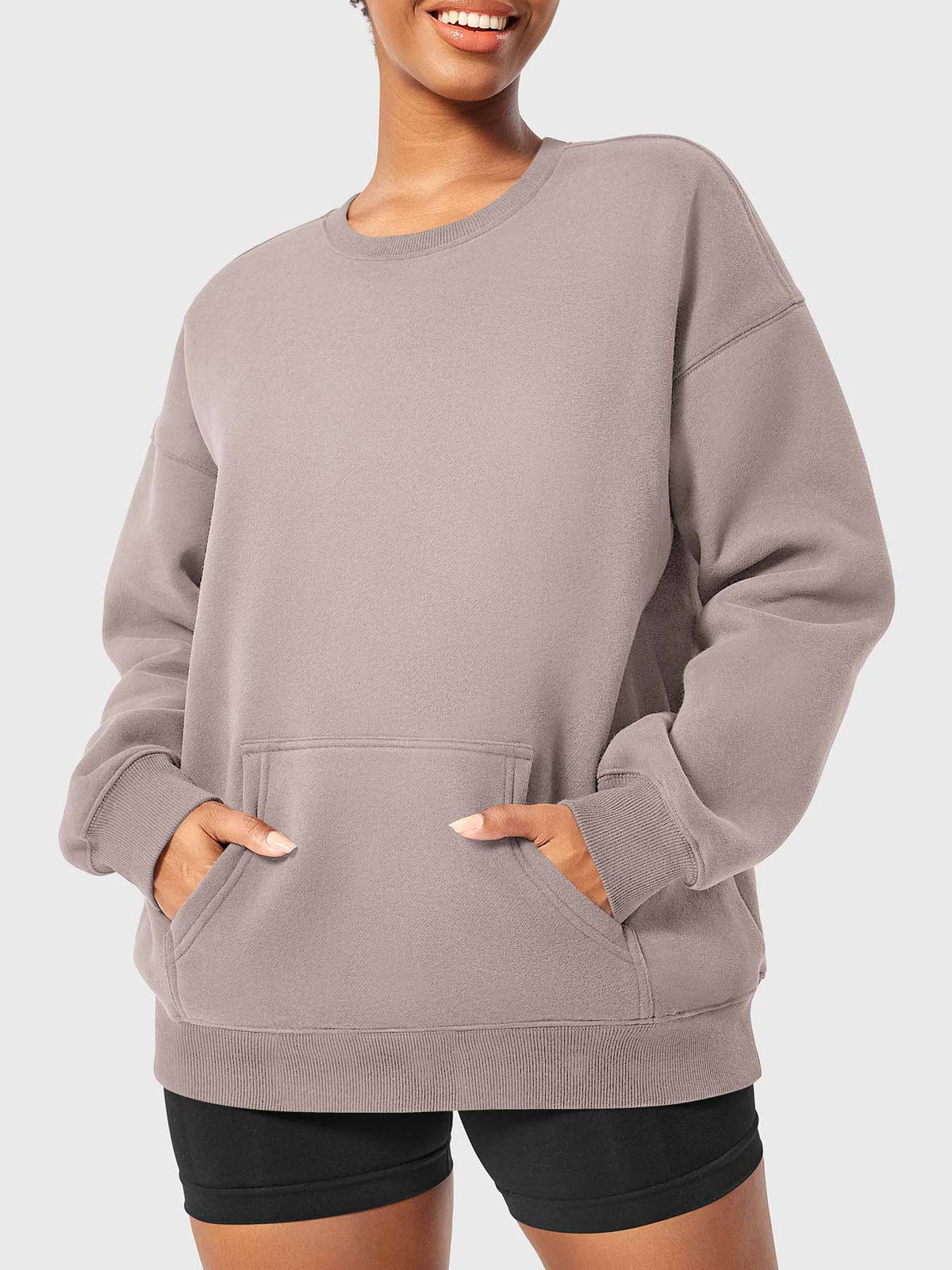Jocely Oversized Fleece Sweatshirts - AERLO