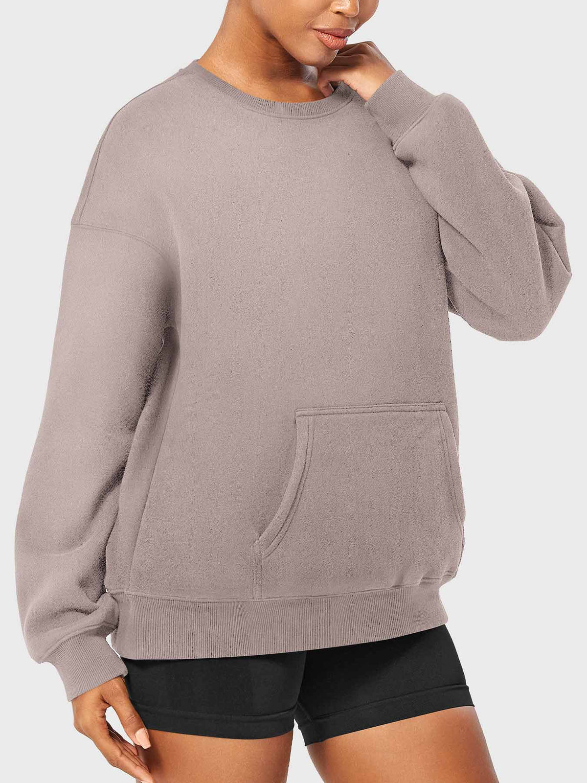 Jocely Oversized Fleece Sweatshirts - AERLO