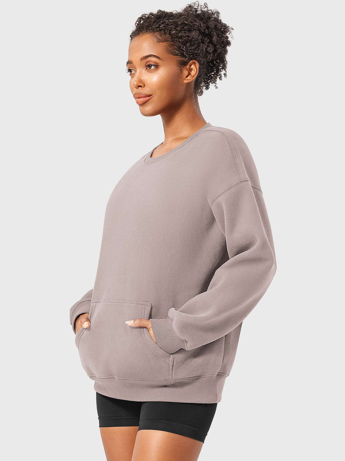 Jocely Oversized Fleece Sweatshirts - AERLO