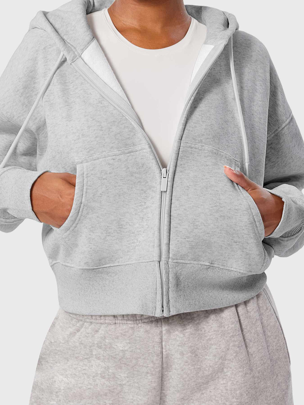 Katrine Zip Up Fleece Hoodies - AERLO