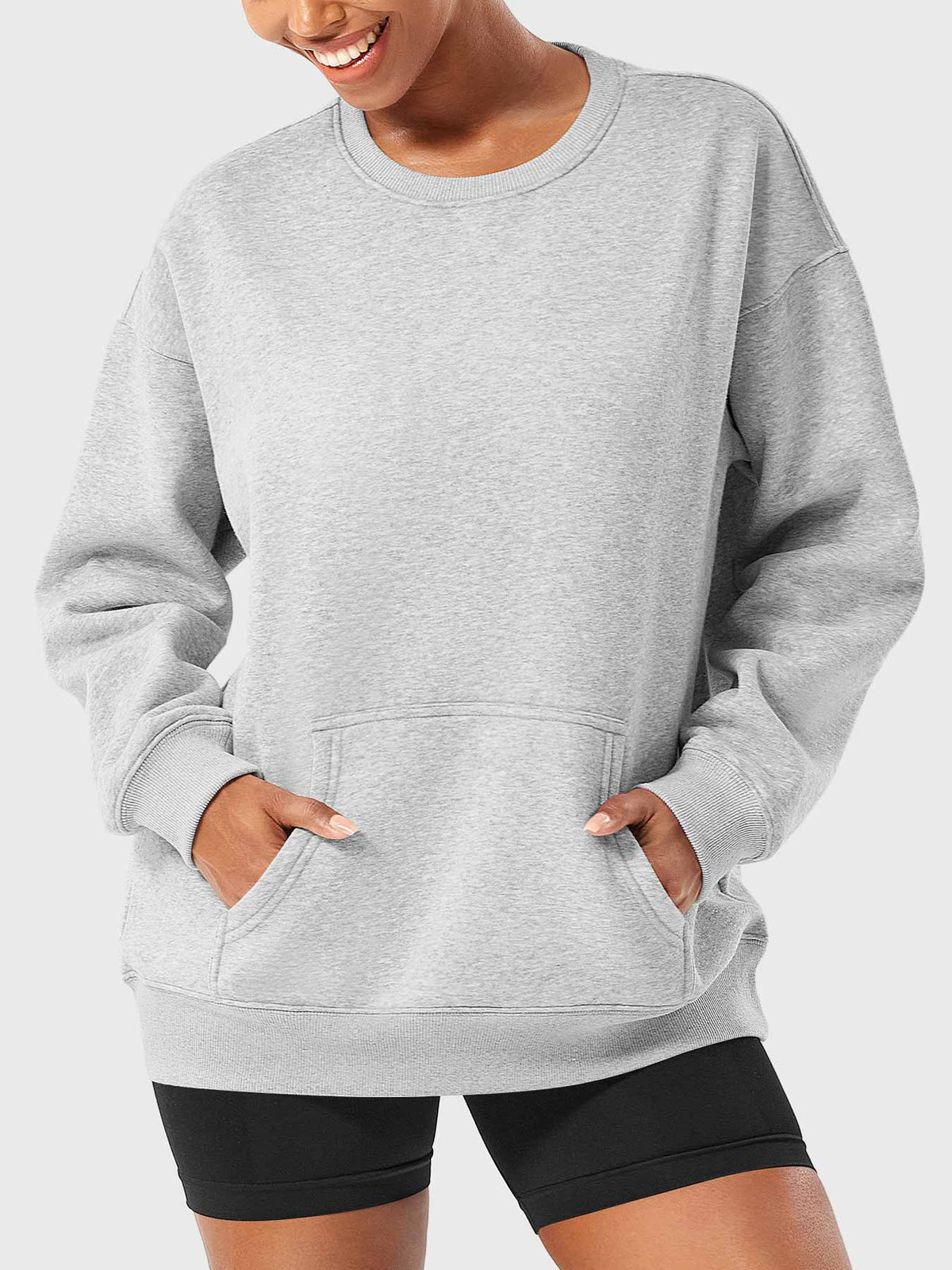 Jocely Oversized Fleece Sweatshirts - AERLO