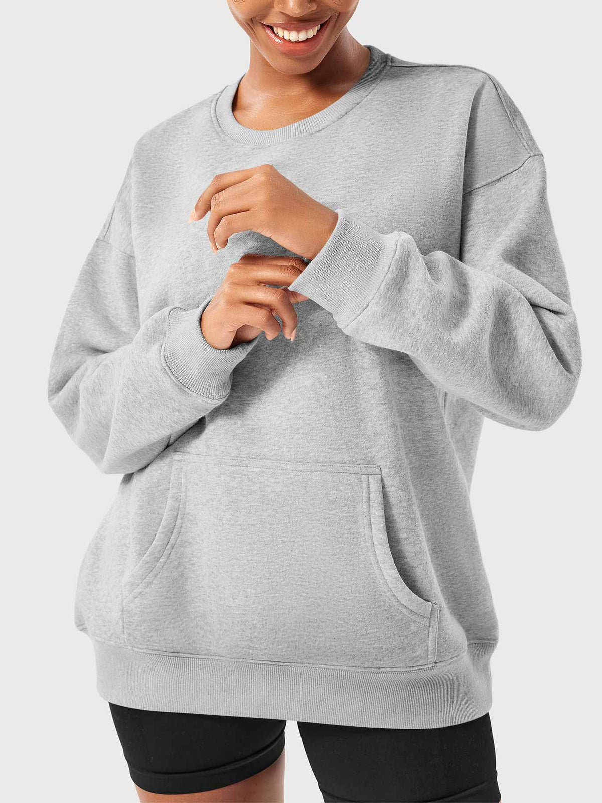 Jocely Oversized Fleece Sweatshirts - AERLO