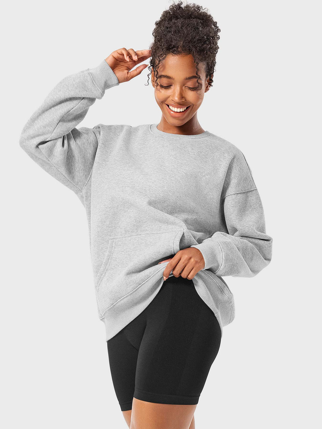 Jocely Oversized Fleece Sweatshirts - AERLO