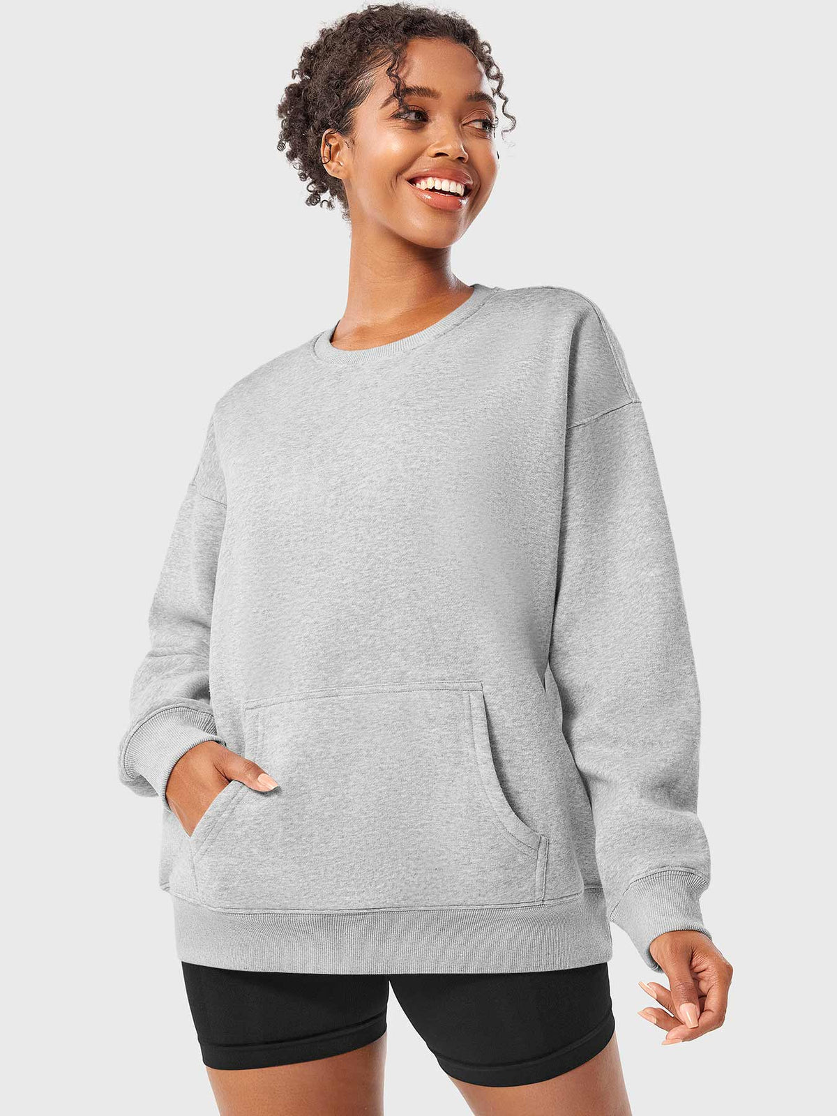 Jocely Oversized Fleece Sweatshirts - AERLO