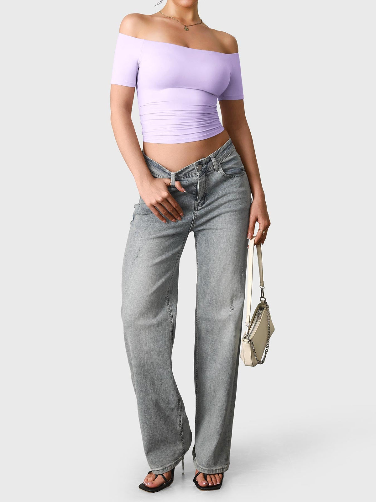 Haut manches courtes Luzlie Off Shoulder - AERLO