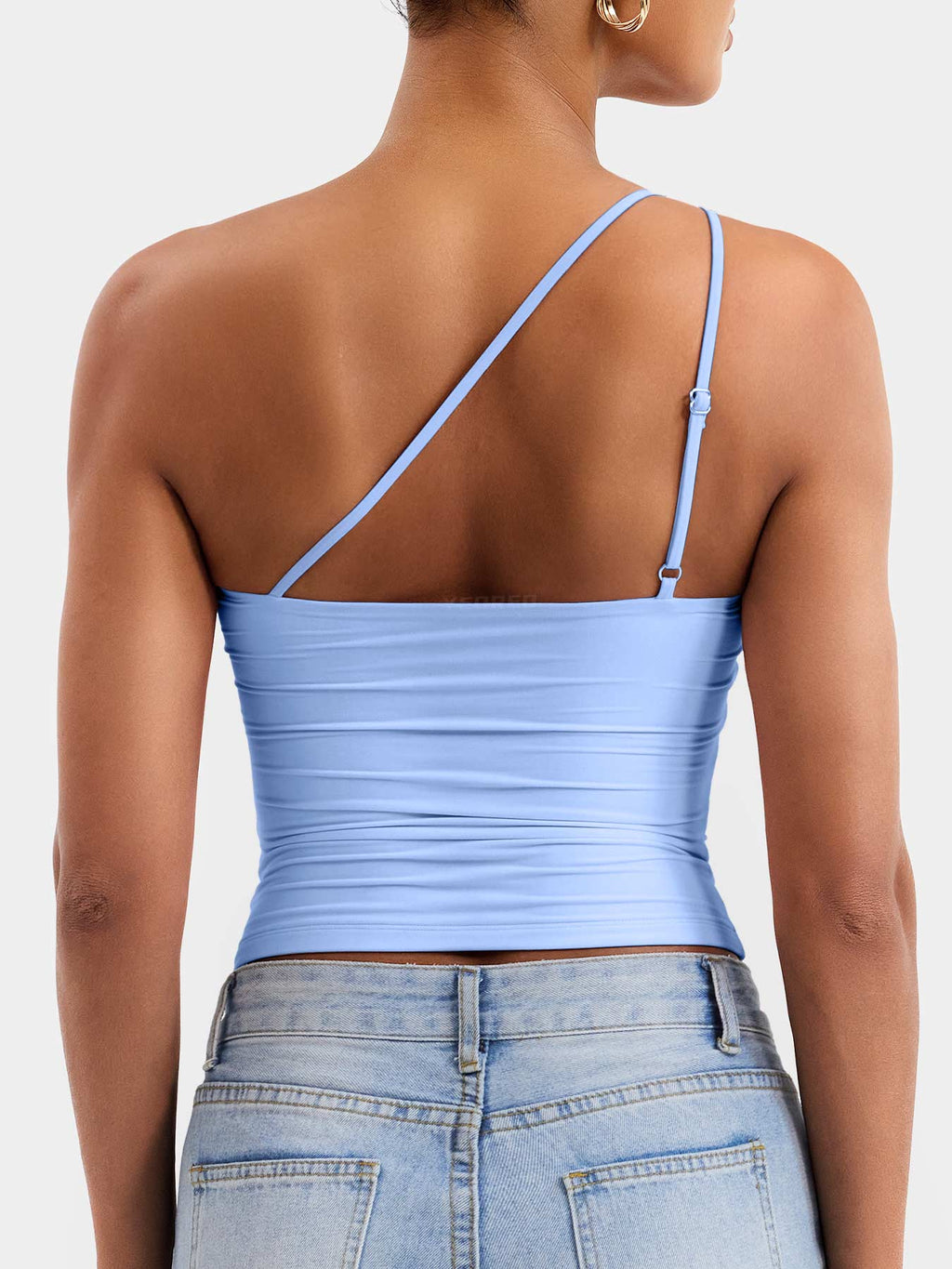 Haut Fanciy One Shoulder Tank - AERLO