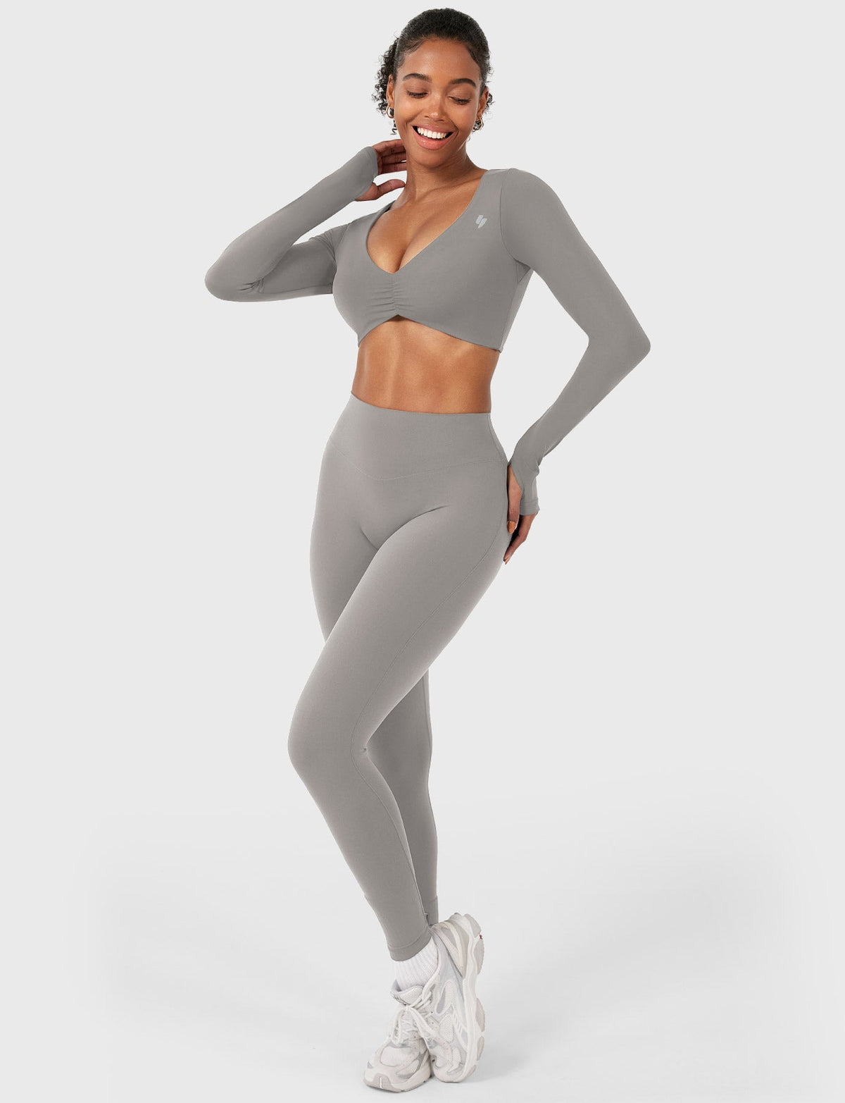 Haut manches longues Agantha Ruched - AERLO