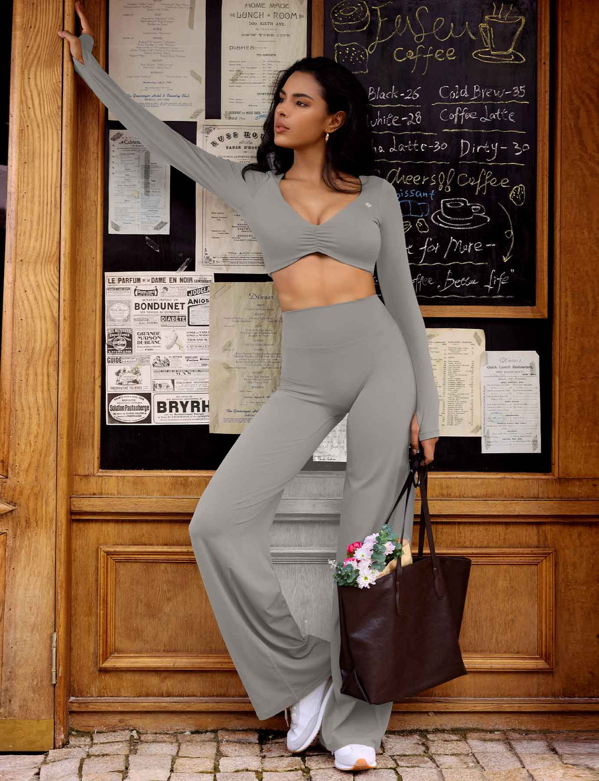 Haut manches longues Agantha Ruched - AERLO