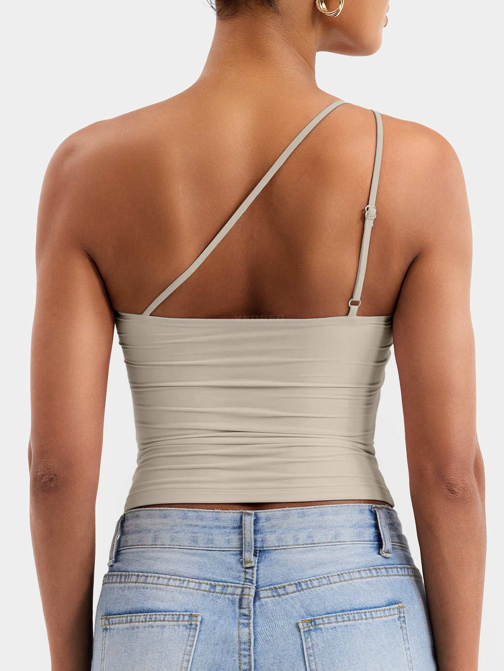 Haut Fanciy One Shoulder Tank - AERLO