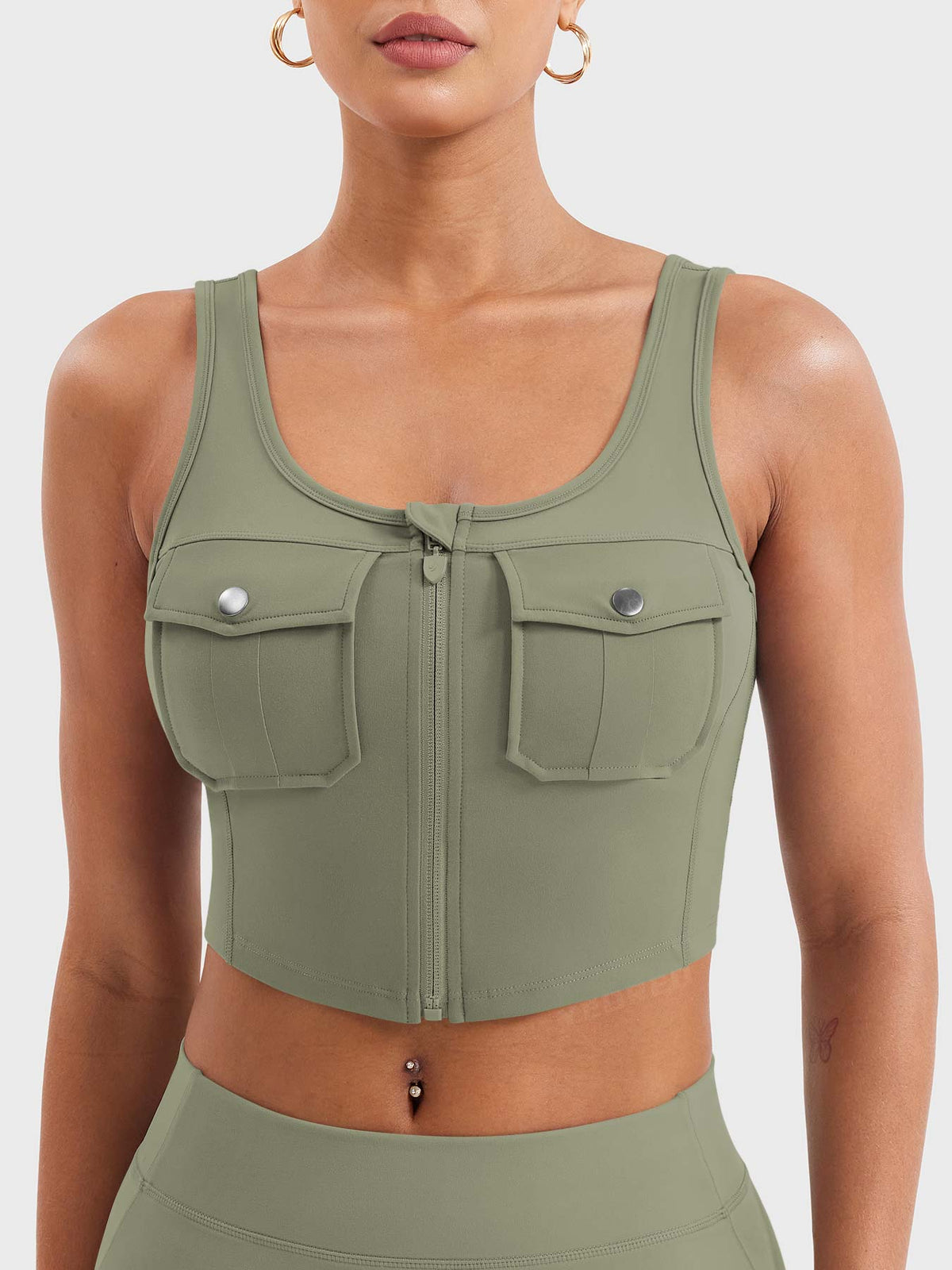 Yvetty CoreFlex Crop Tank - AERLO
