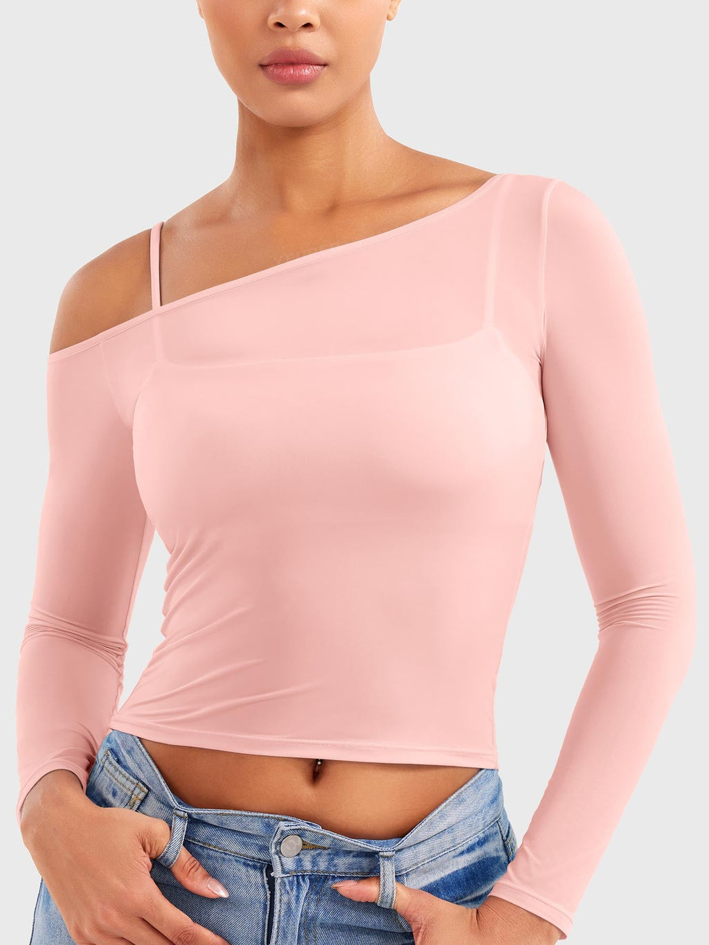 Haut Fairen One Shoulder Sheer - AERLO