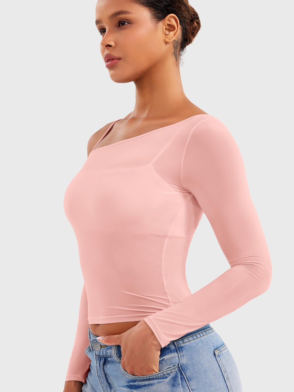 Haut Fairen One Shoulder Sheer - AERLO