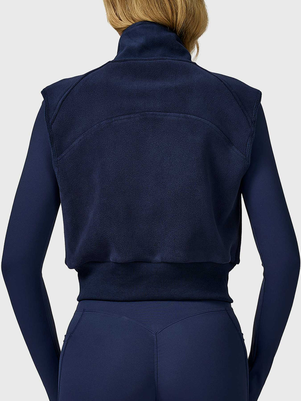 Eden Cropped Fleece Vest - AERLO