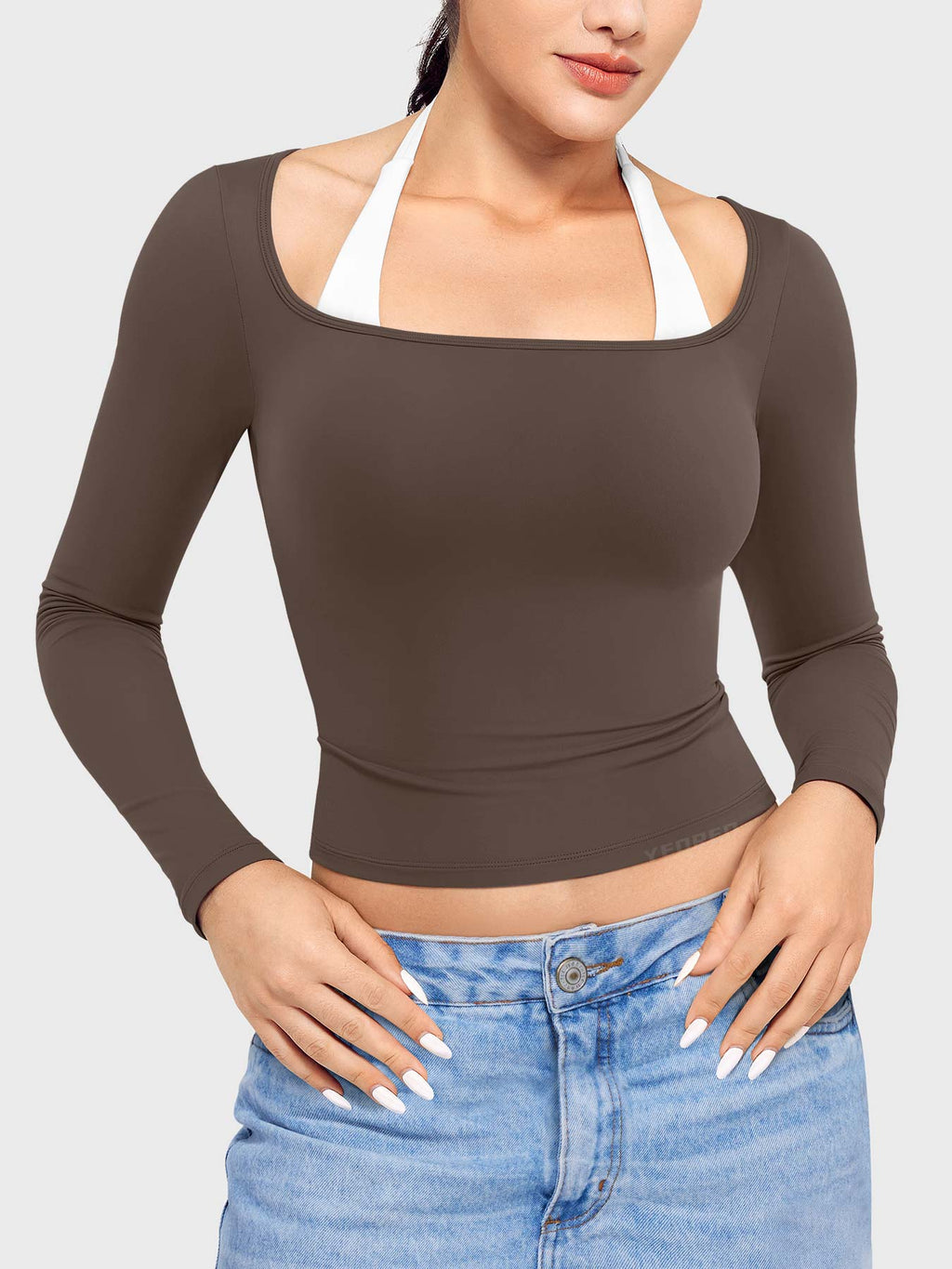 Haut manches longues Arleney Square Neck - AERLO