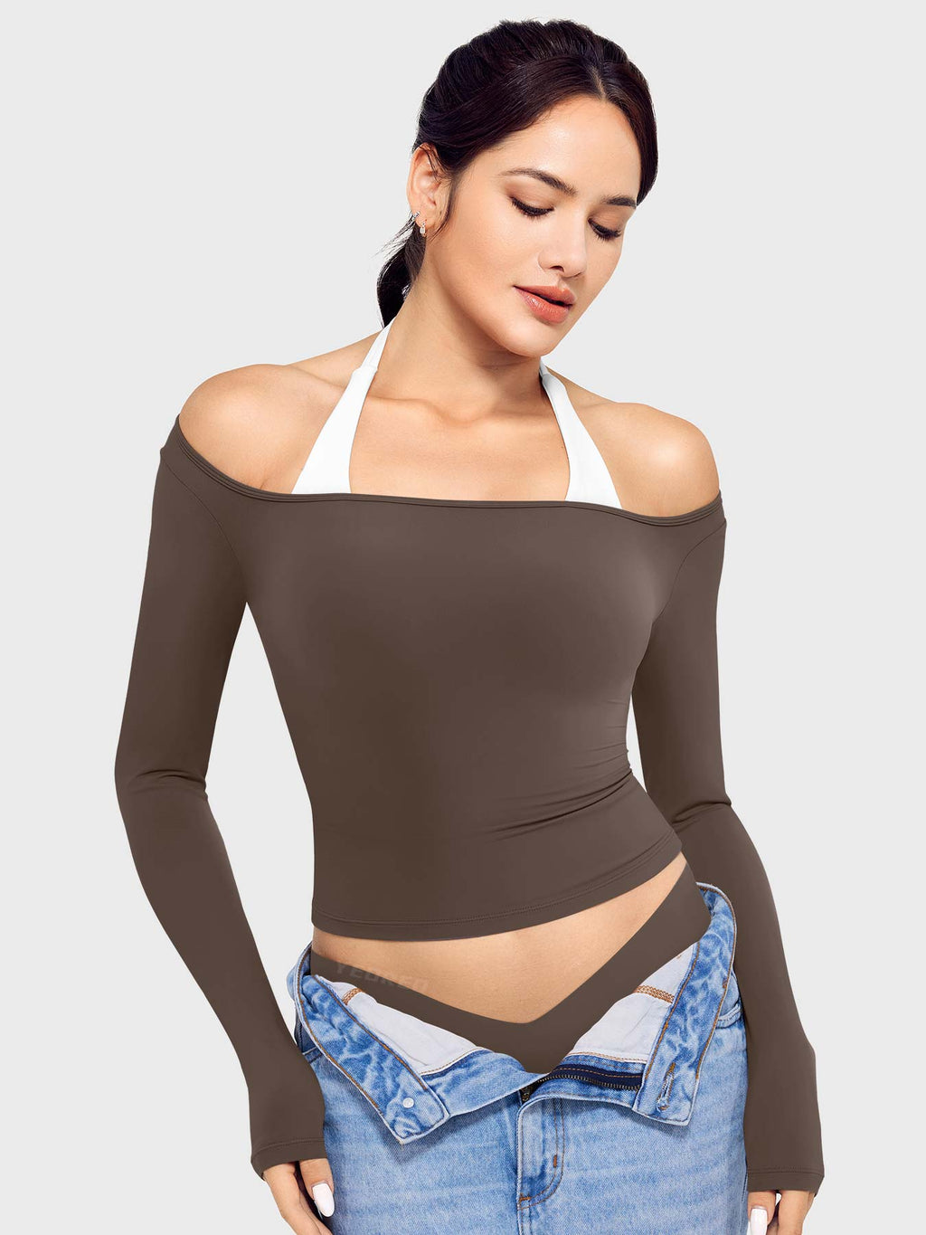 Haut manches longues Arleney Square Neck - AERLO