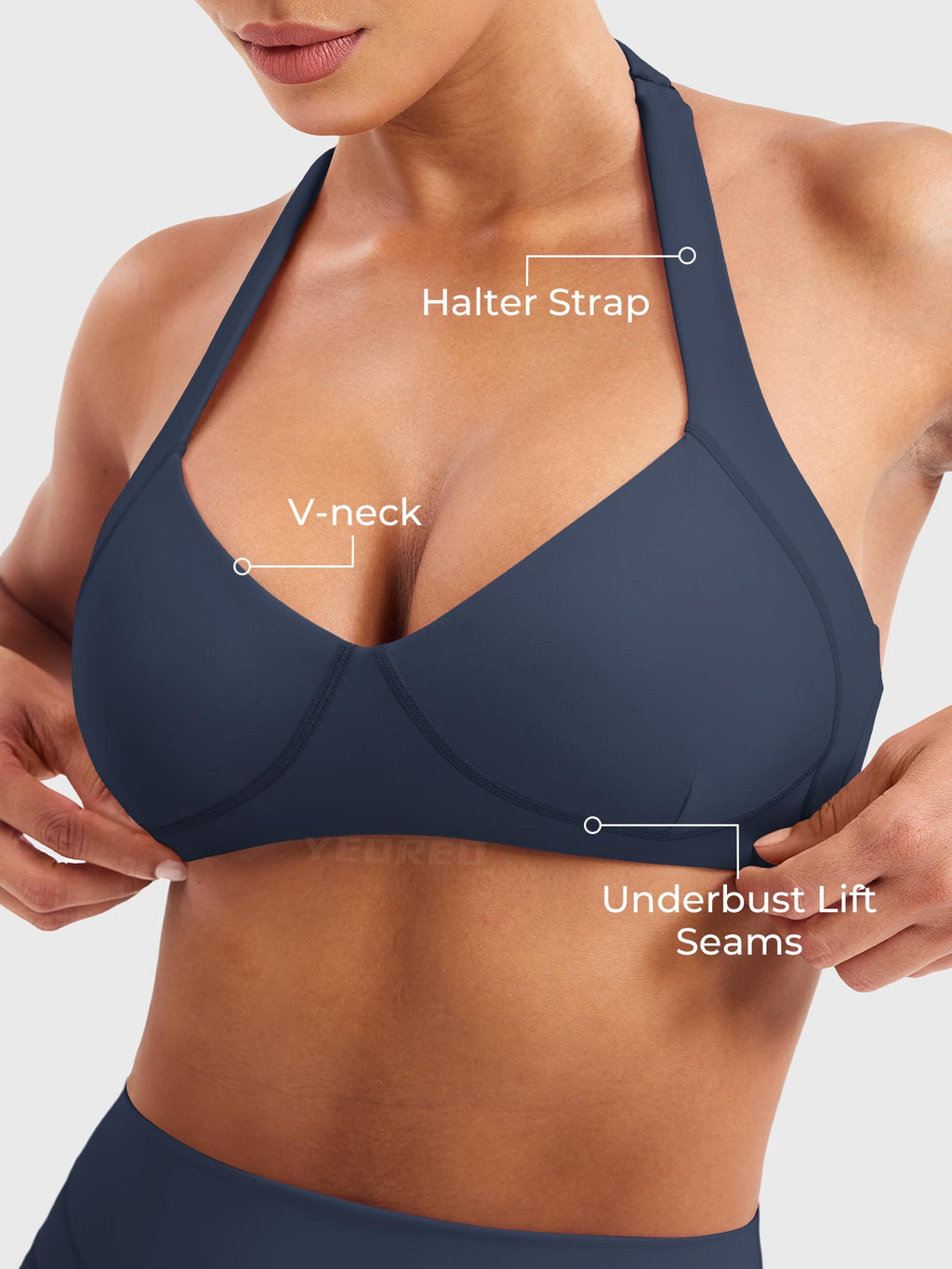 Brassière de sport Andrine Contour Halter - AERLO