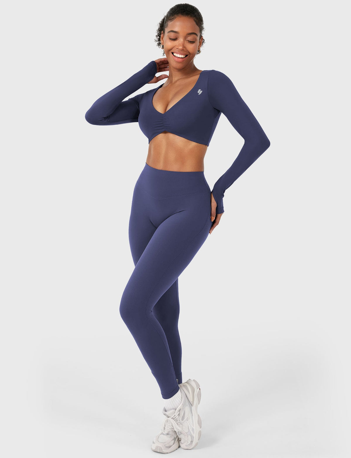 Haut manches longues Agantha Ruched - AERLO