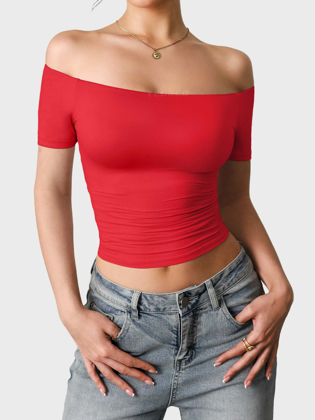 Haut manches courtes Luzlie Off Shoulder - AERLO