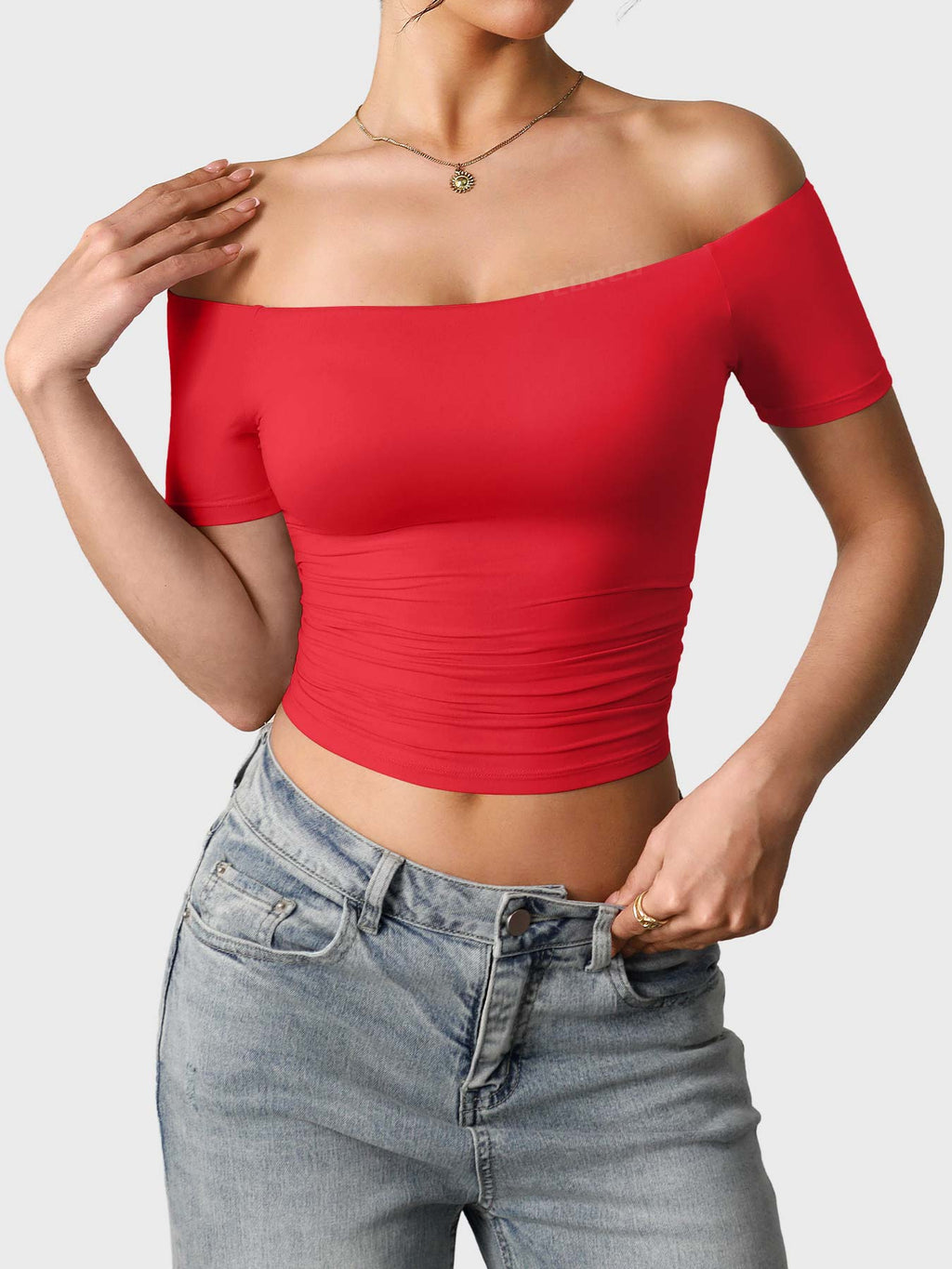 Haut manches courtes Luzlie Off Shoulder - AERLO