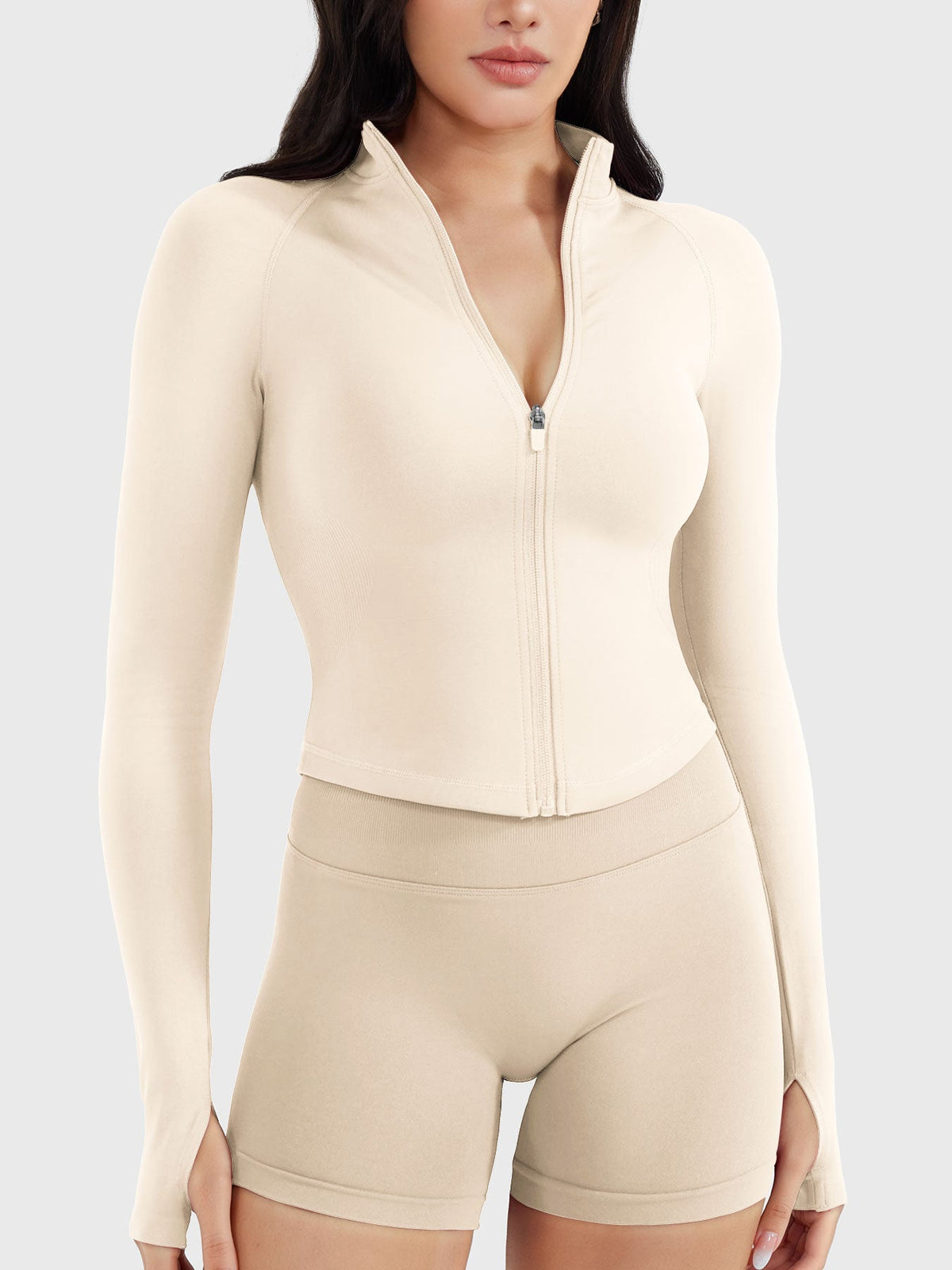 Antoniy SoftHue Seamless Zip Up Jacket - AERLO