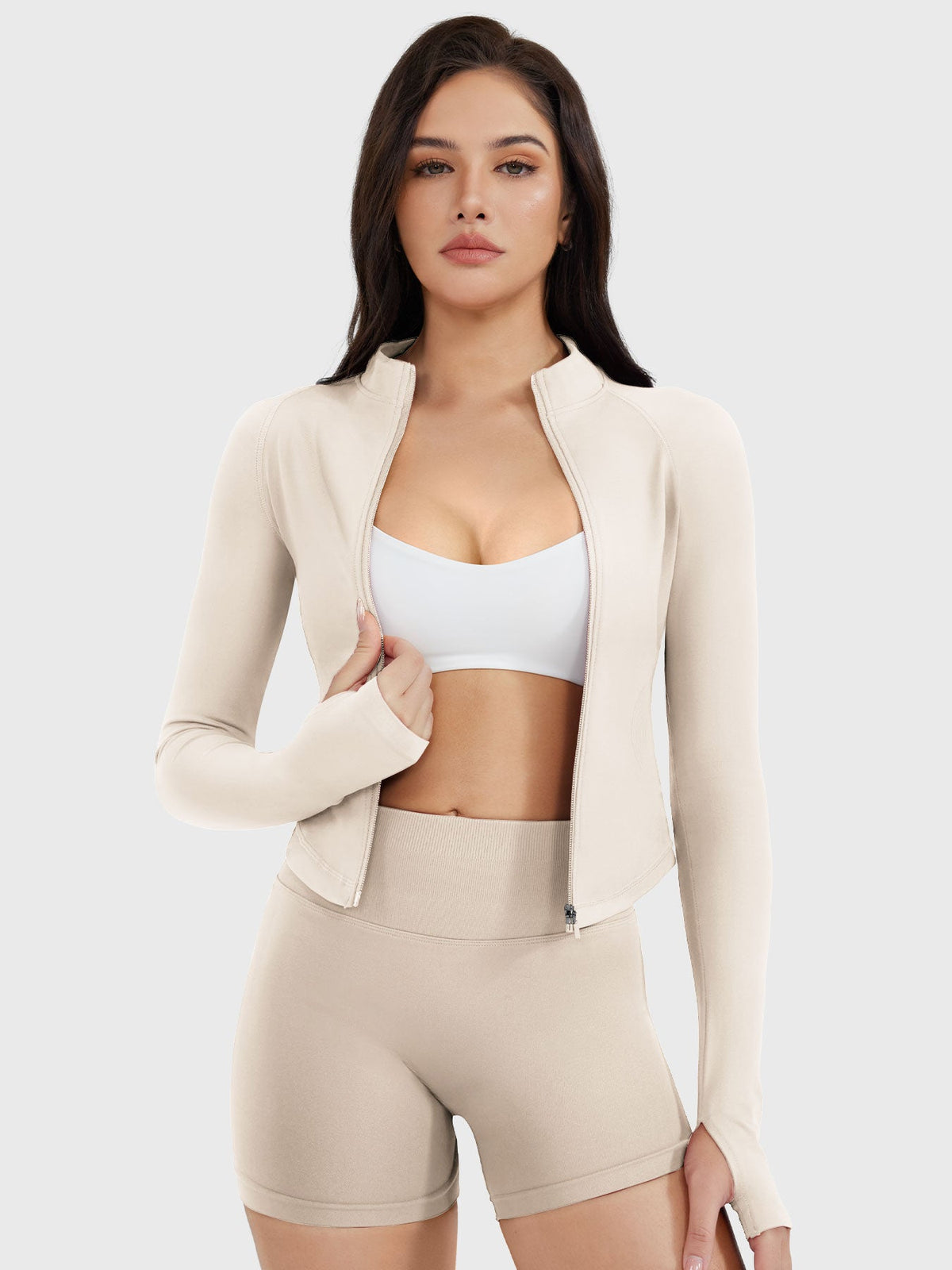 Antoniy SoftHue Seamless Zip Up Jacket - AERLO