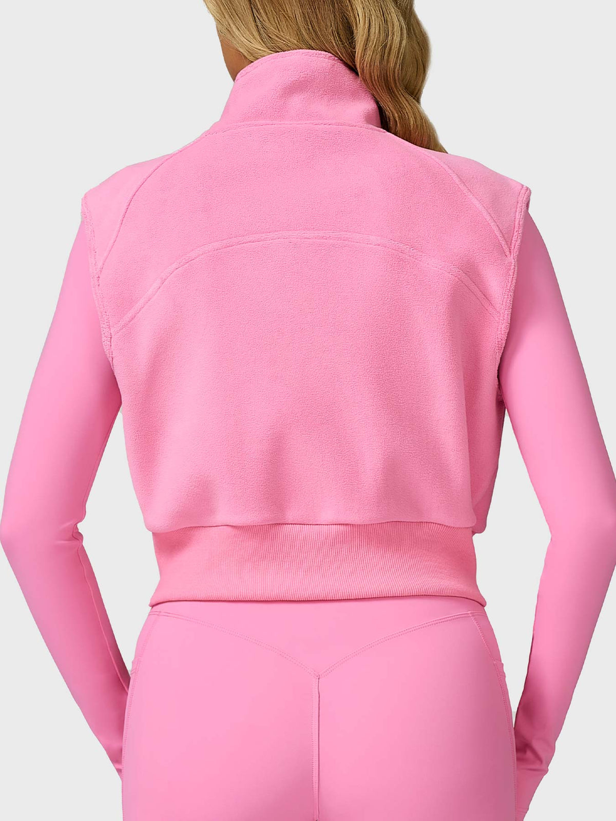 Eden Cropped Fleece Vest - AERLO