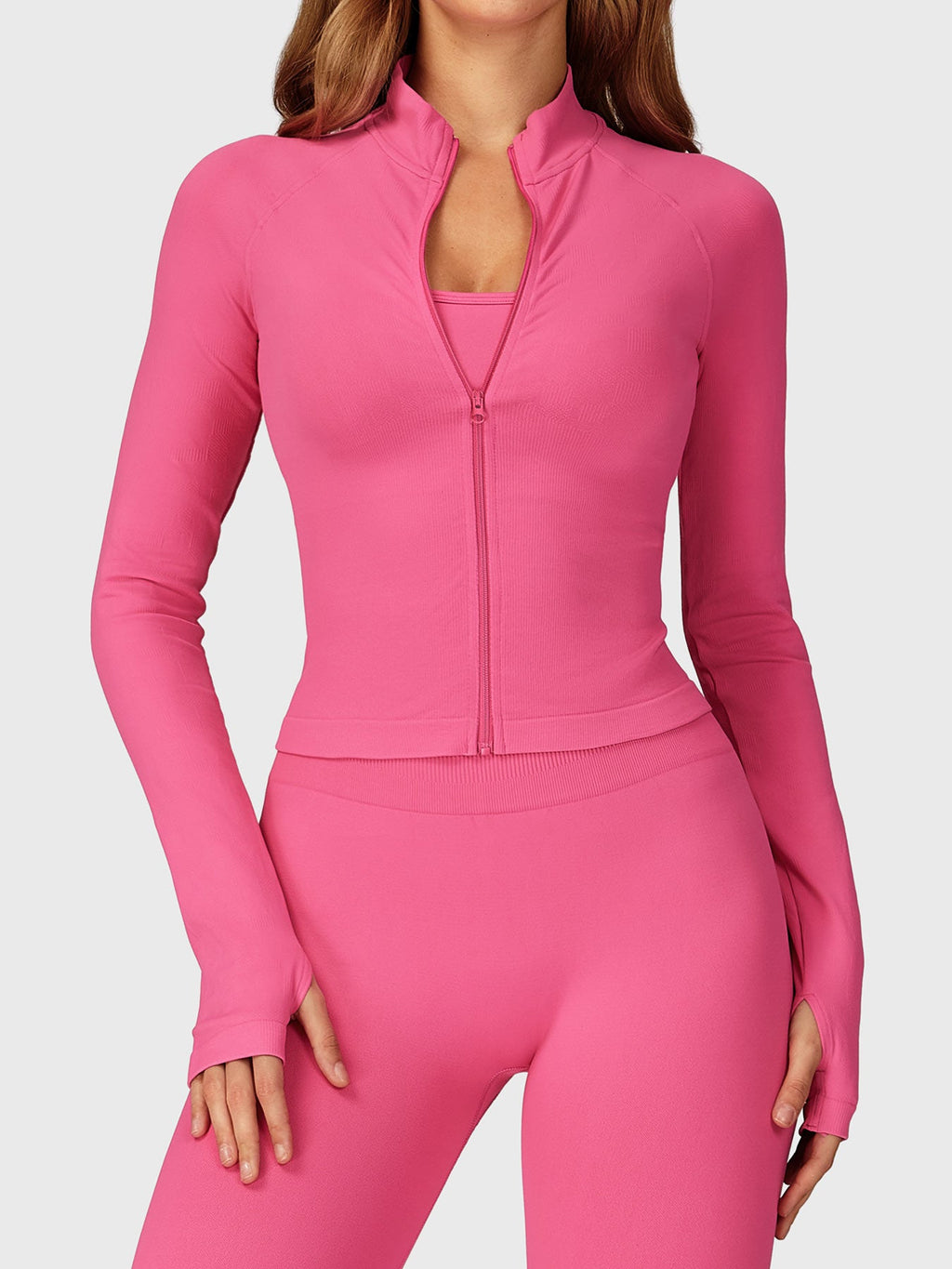 Alina Seamless Zip Up Jacket - AERLO