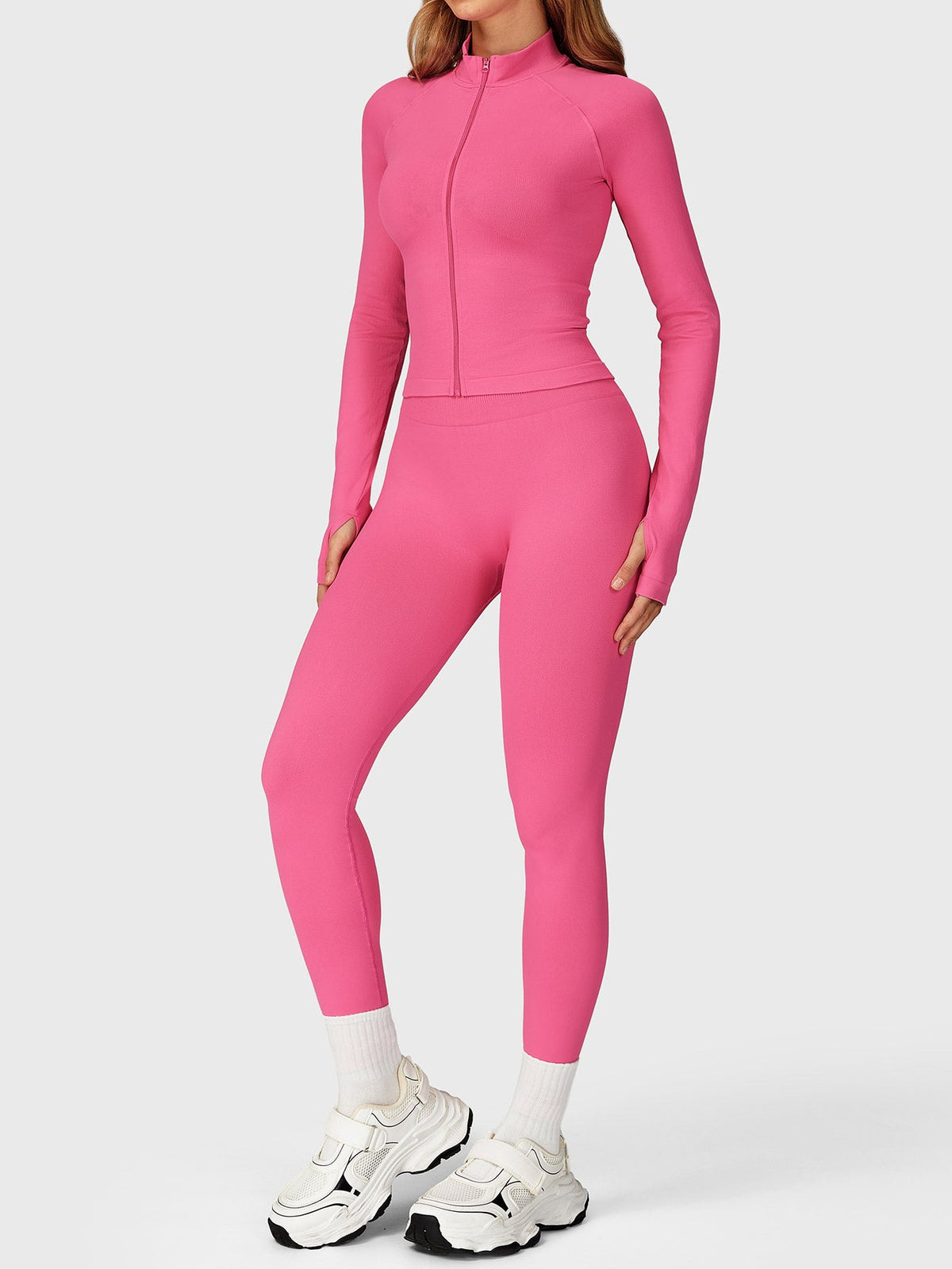 Alina Seamless Zip Up Jacket - AERLO