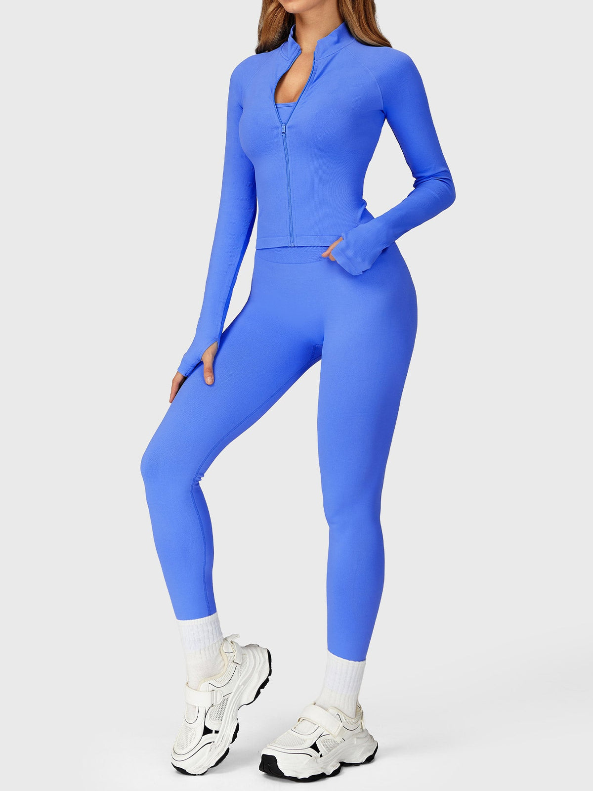 Alina Seamless Zip Up Jacket - AERLO