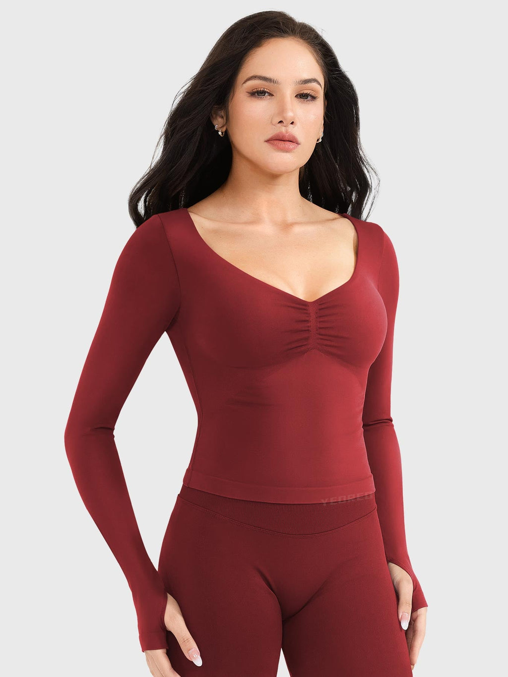 Haut manches longues Agniee sans coutures - AERLO