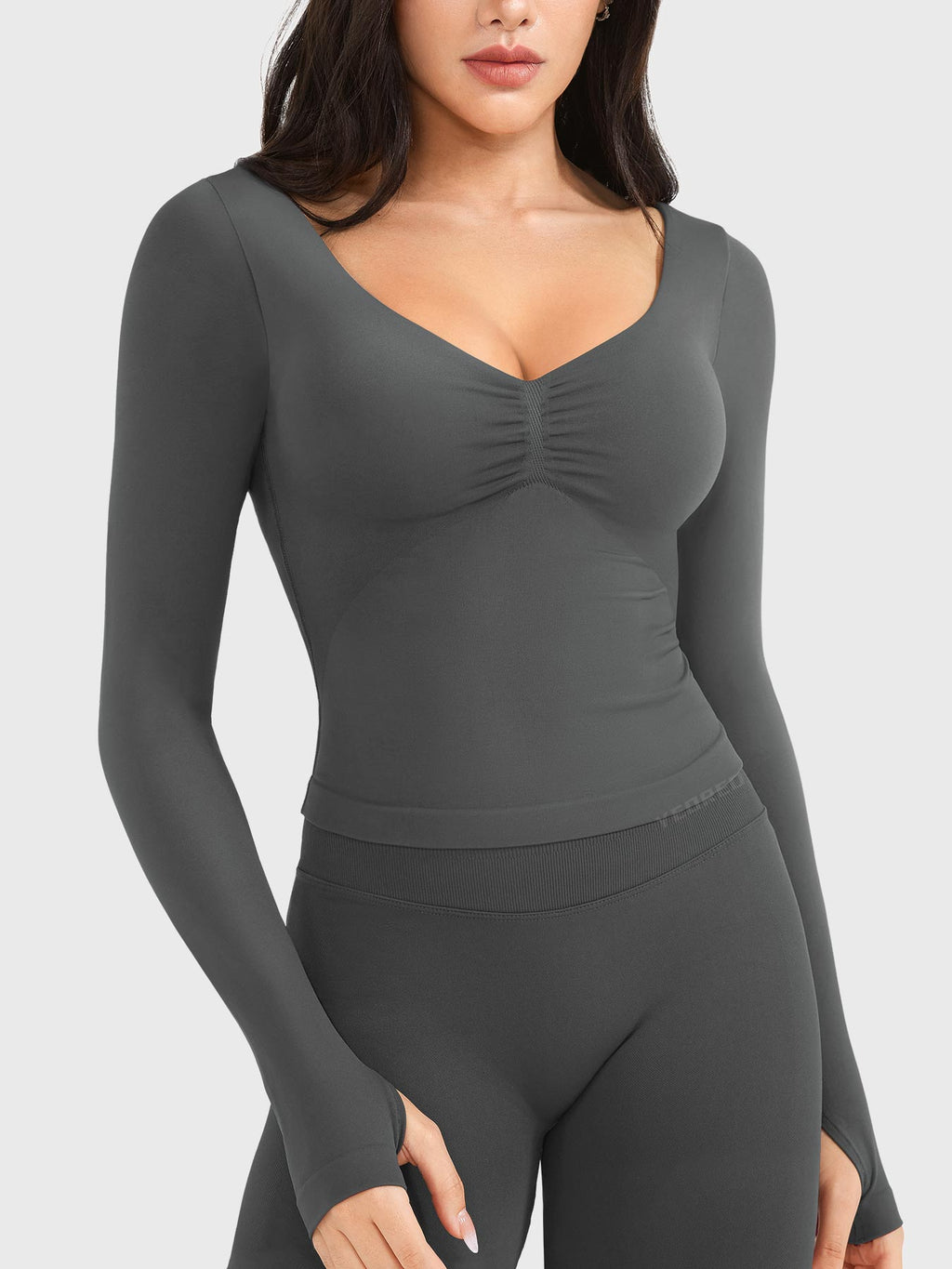 Haut manches longues Agniee sans coutures - AERLO