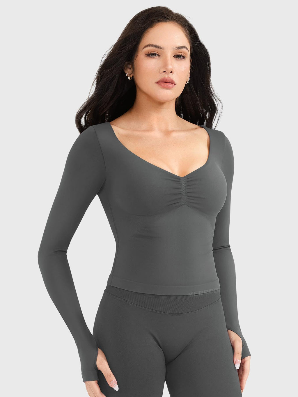 Haut manches longues Agniee sans coutures - AERLO