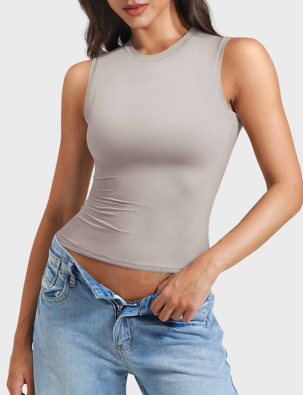 Sweeney Mock Neck Tank - AERLO