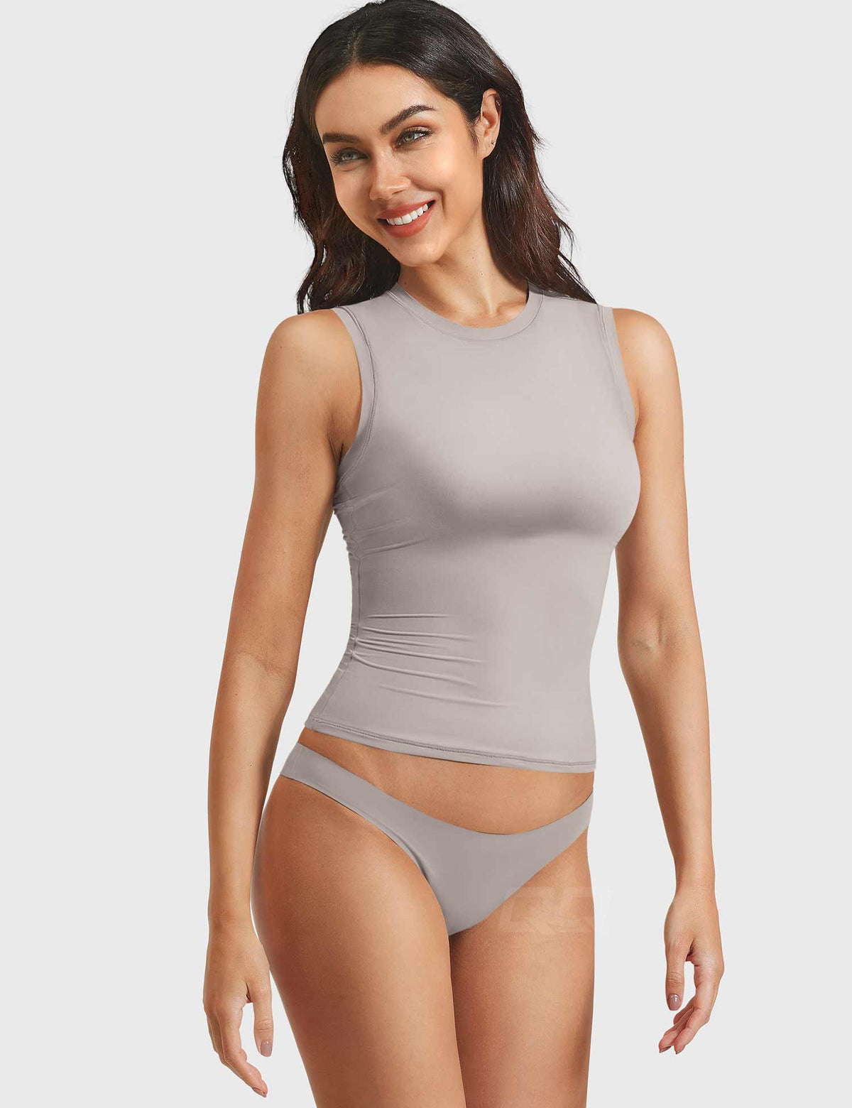 Sweeney Mock Neck Tank - AERLO