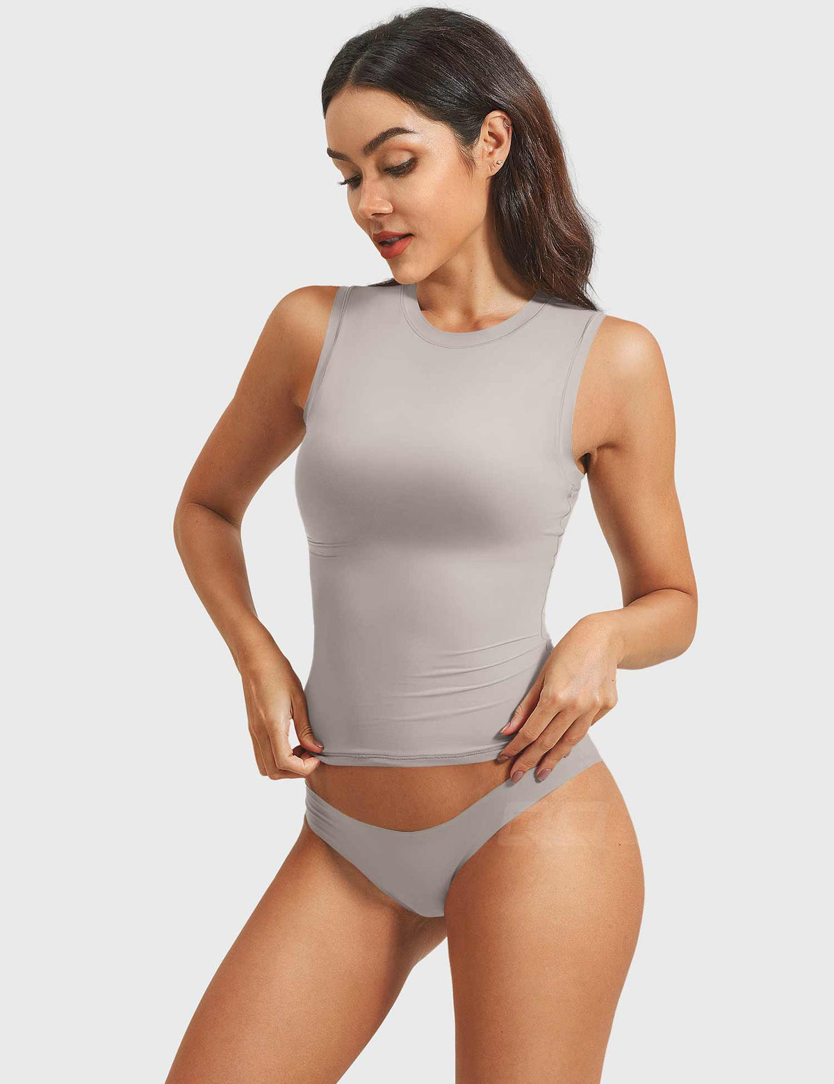 Sweeney Mock Neck Tank - AERLO