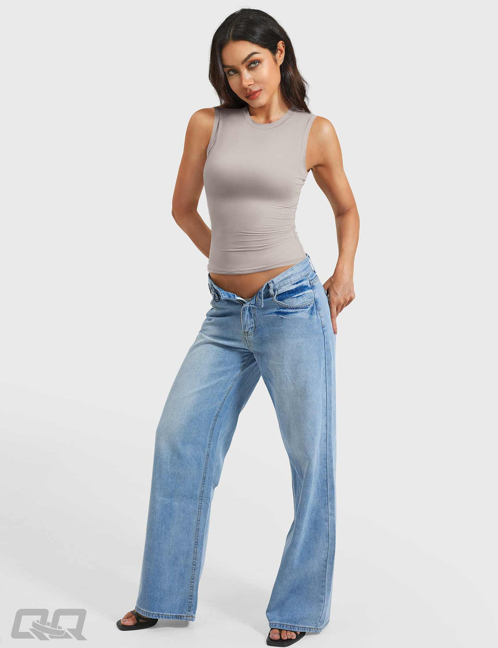 Sweeney Mock Neck Tank - AERLO