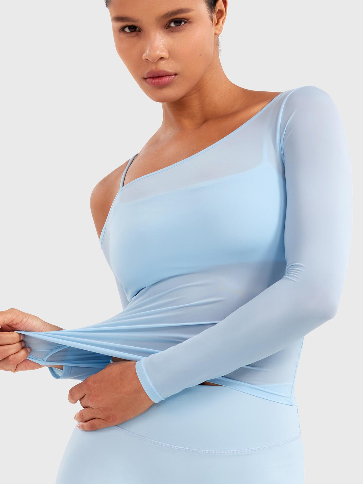 Haut Fairen One Shoulder Sheer - AERLO