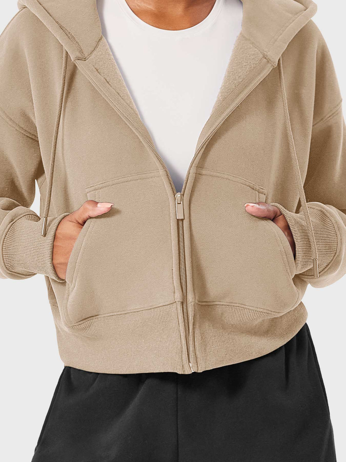 Katrine Zip Up Fleece Hoodies - AERLO