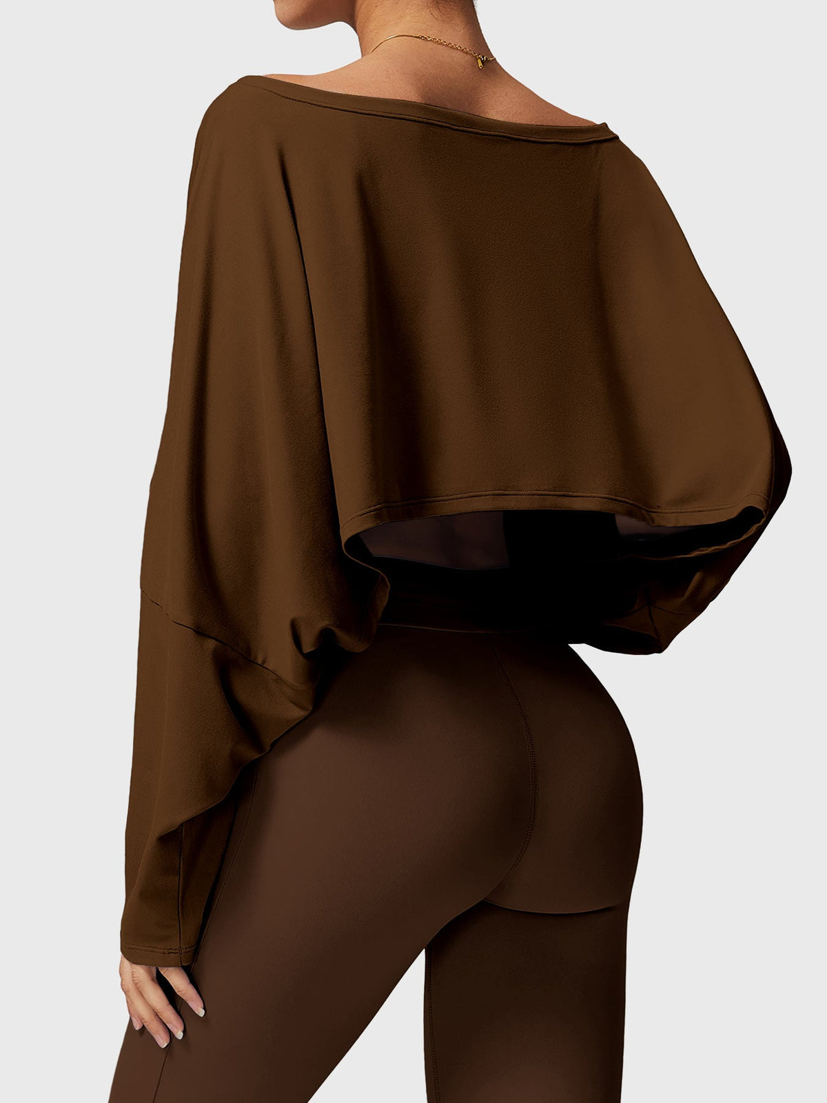 Haut manches longues Alison Off Shoulder Dolman - AERLO