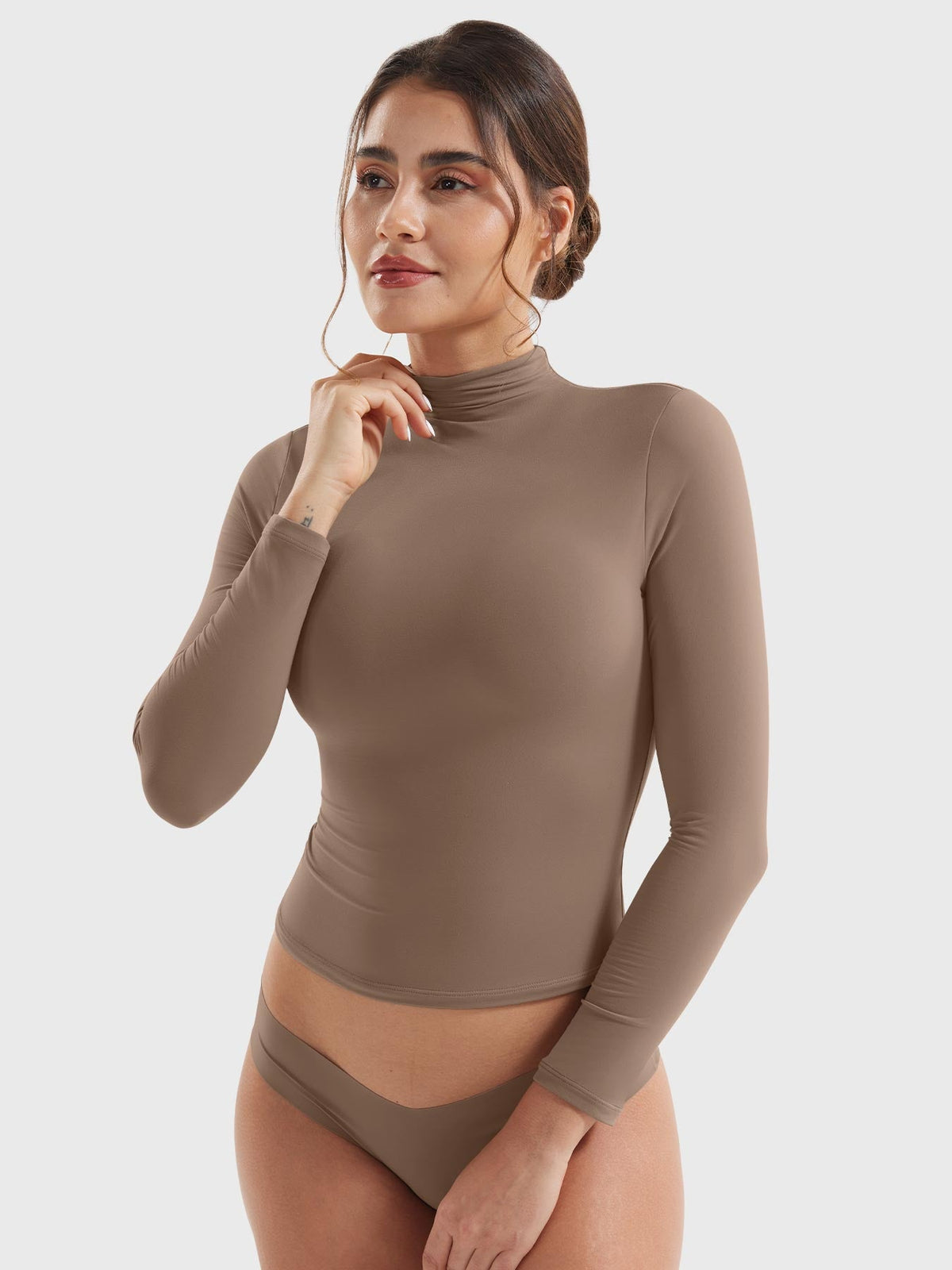 Haut manches longues Sariah Turtle Neck - AERLO