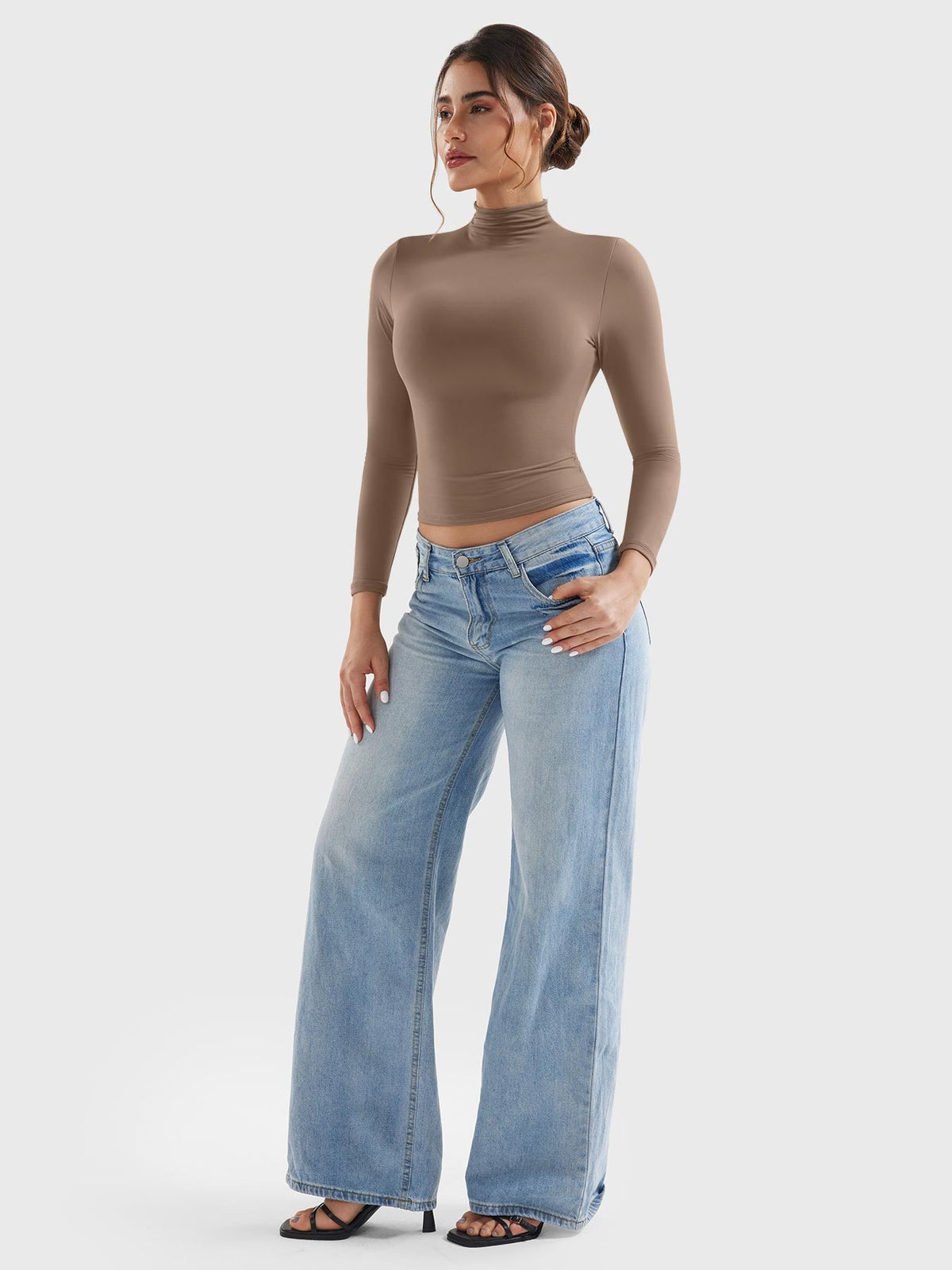 Haut manches longues Sariah Turtle Neck - AERLO