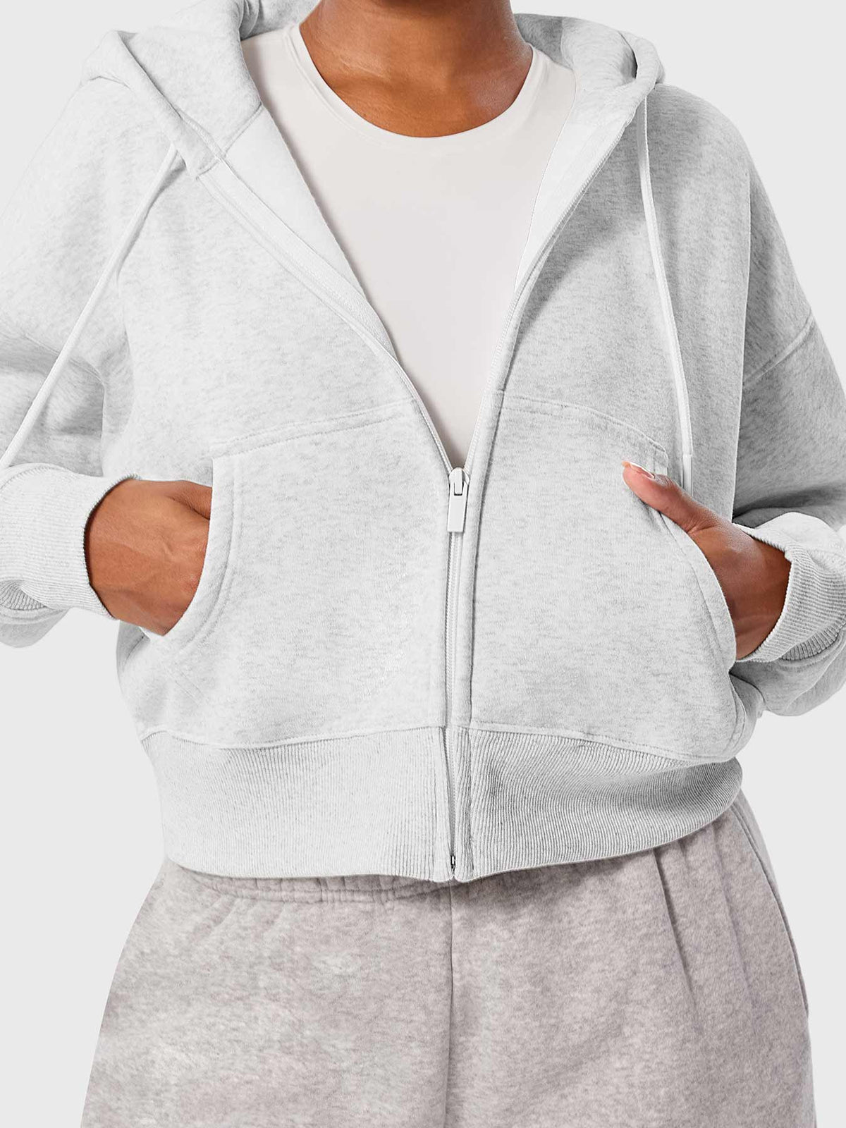 Katrine Zip Up Fleece Hoodies - AERLO