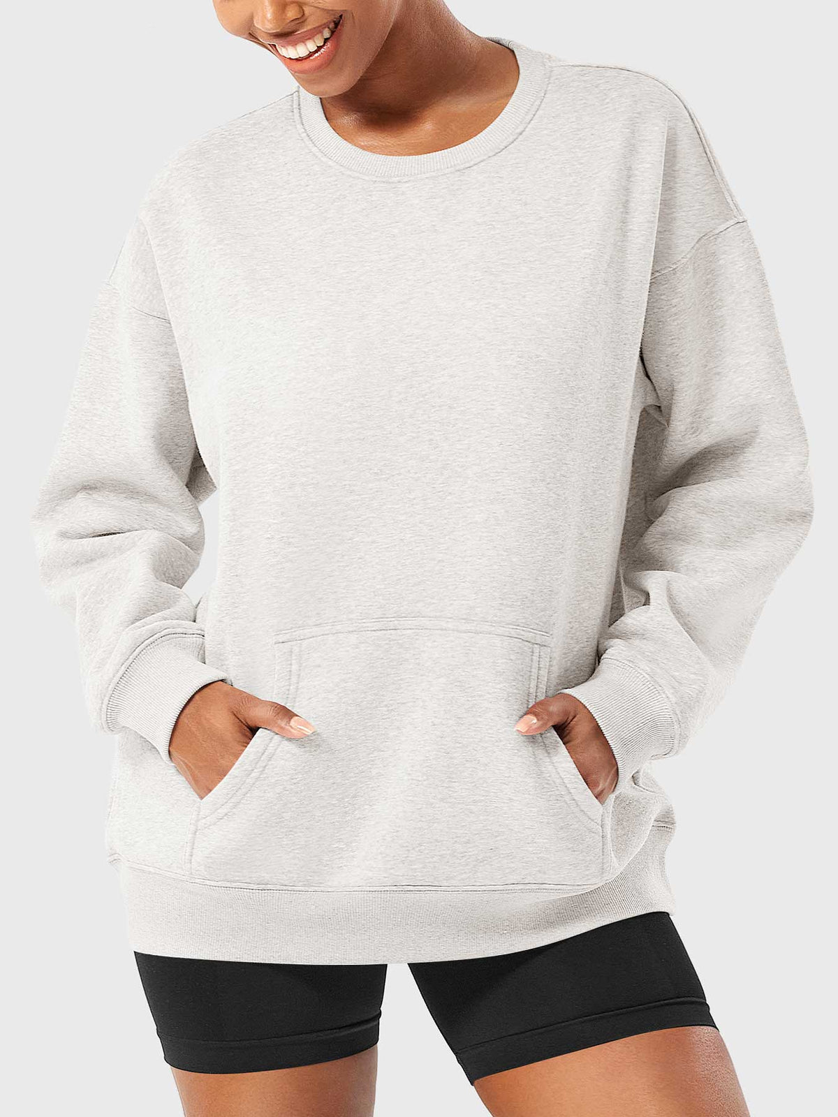 Jocely Oversized Fleece Sweatshirts - AERLO