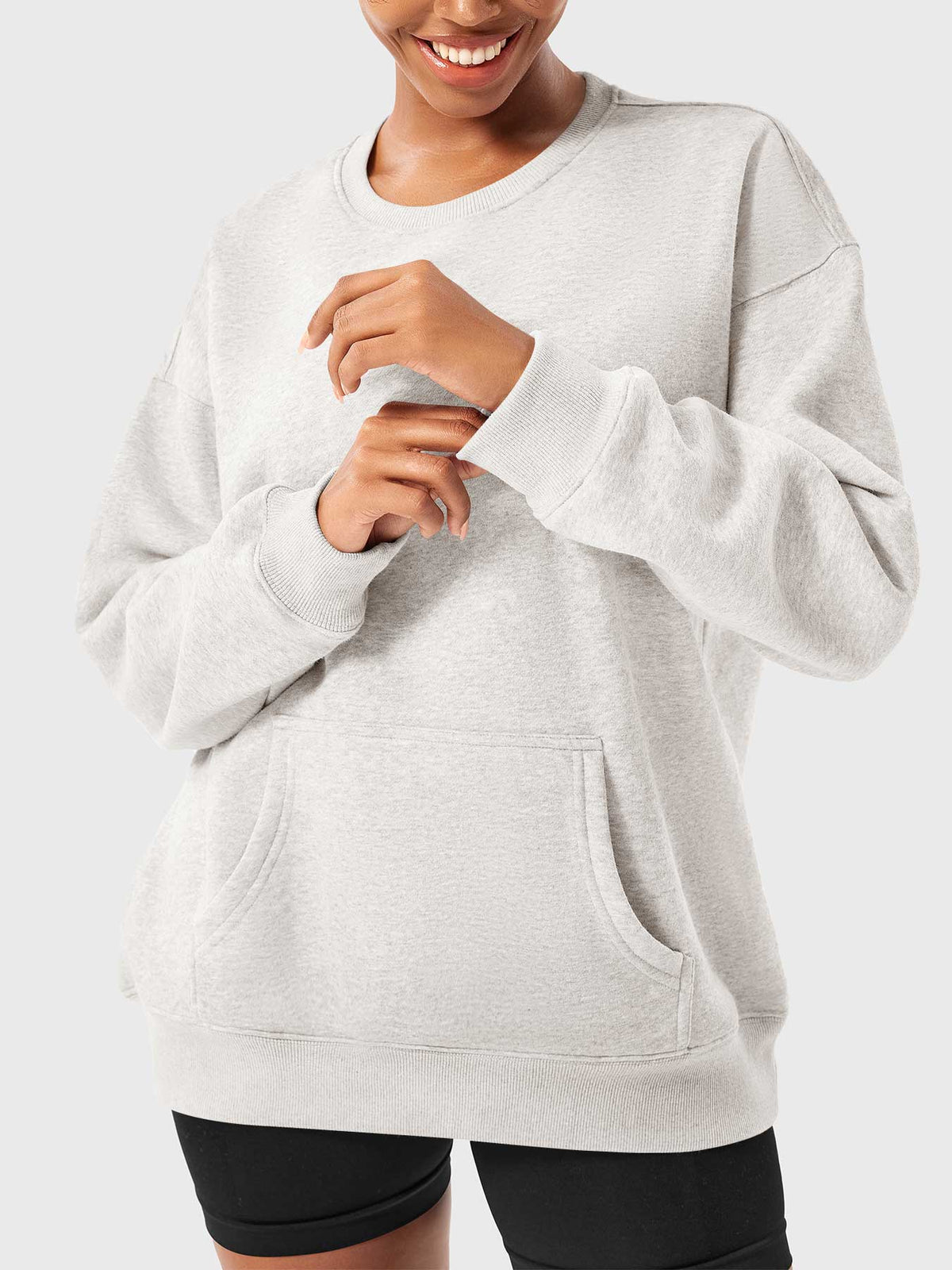 Jocely Oversized Fleece Sweatshirts - AERLO