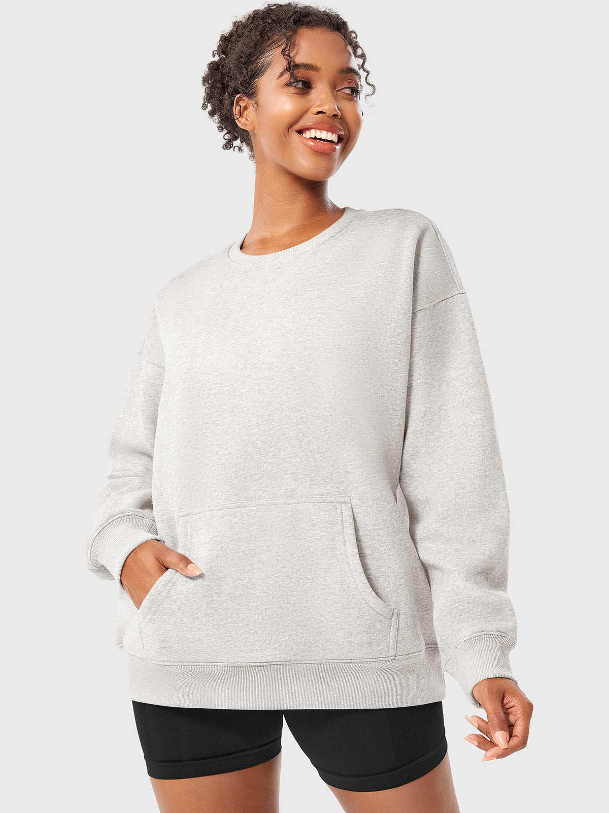 Jocely Oversized Fleece Sweatshirts - AERLO