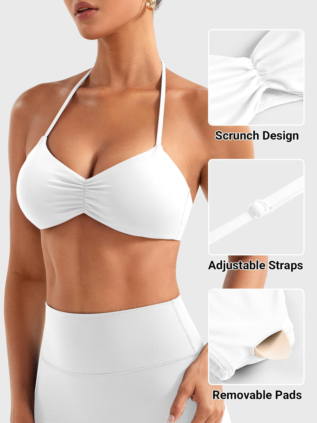Brassière de sport Amiey Halter - AERLO