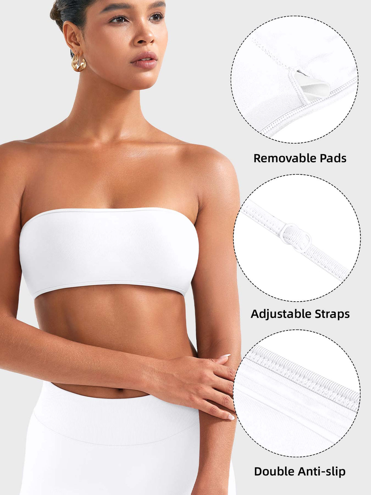 Brassière de sport Alvna SoftHue Bandeau - AERLO